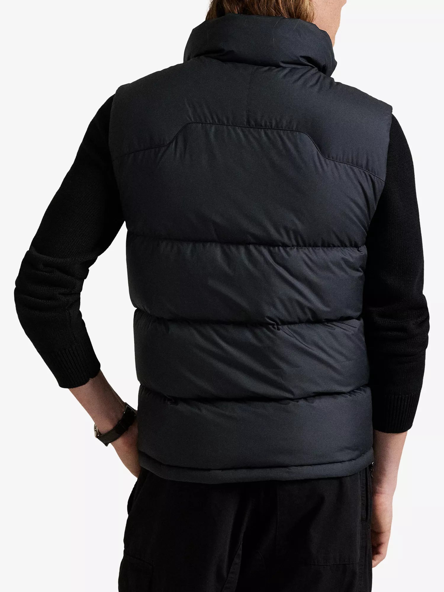 Brand-Embroidered Padded Shell Gilet