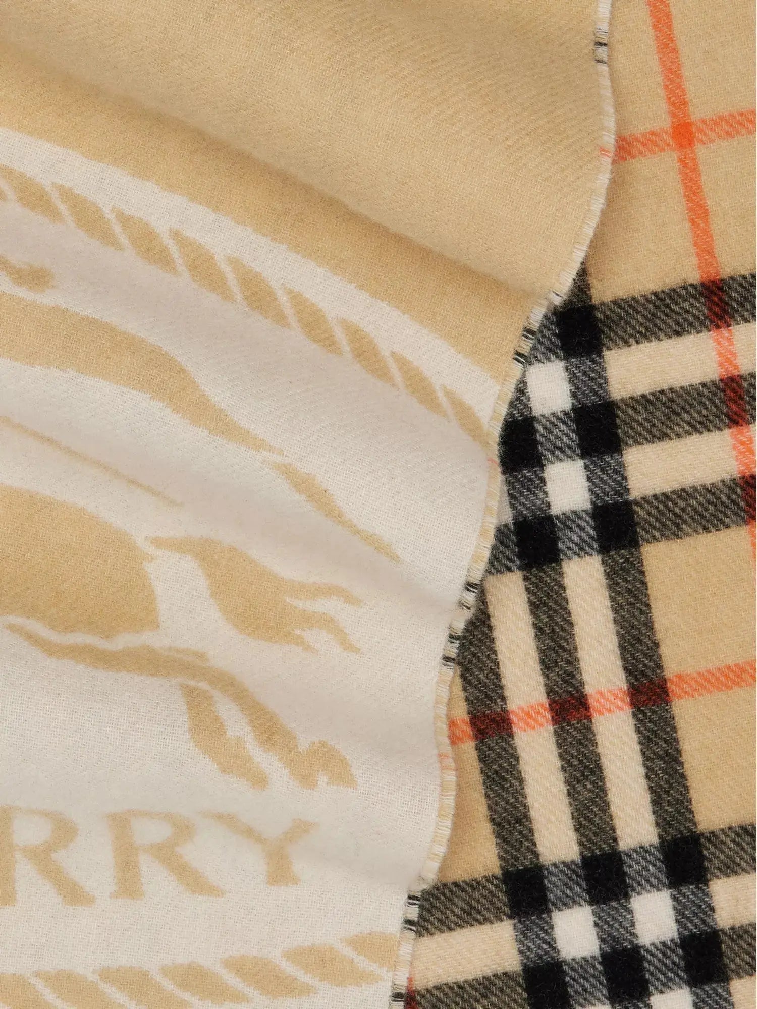 Women's Knight Logo Cashmere Scarf Burberry