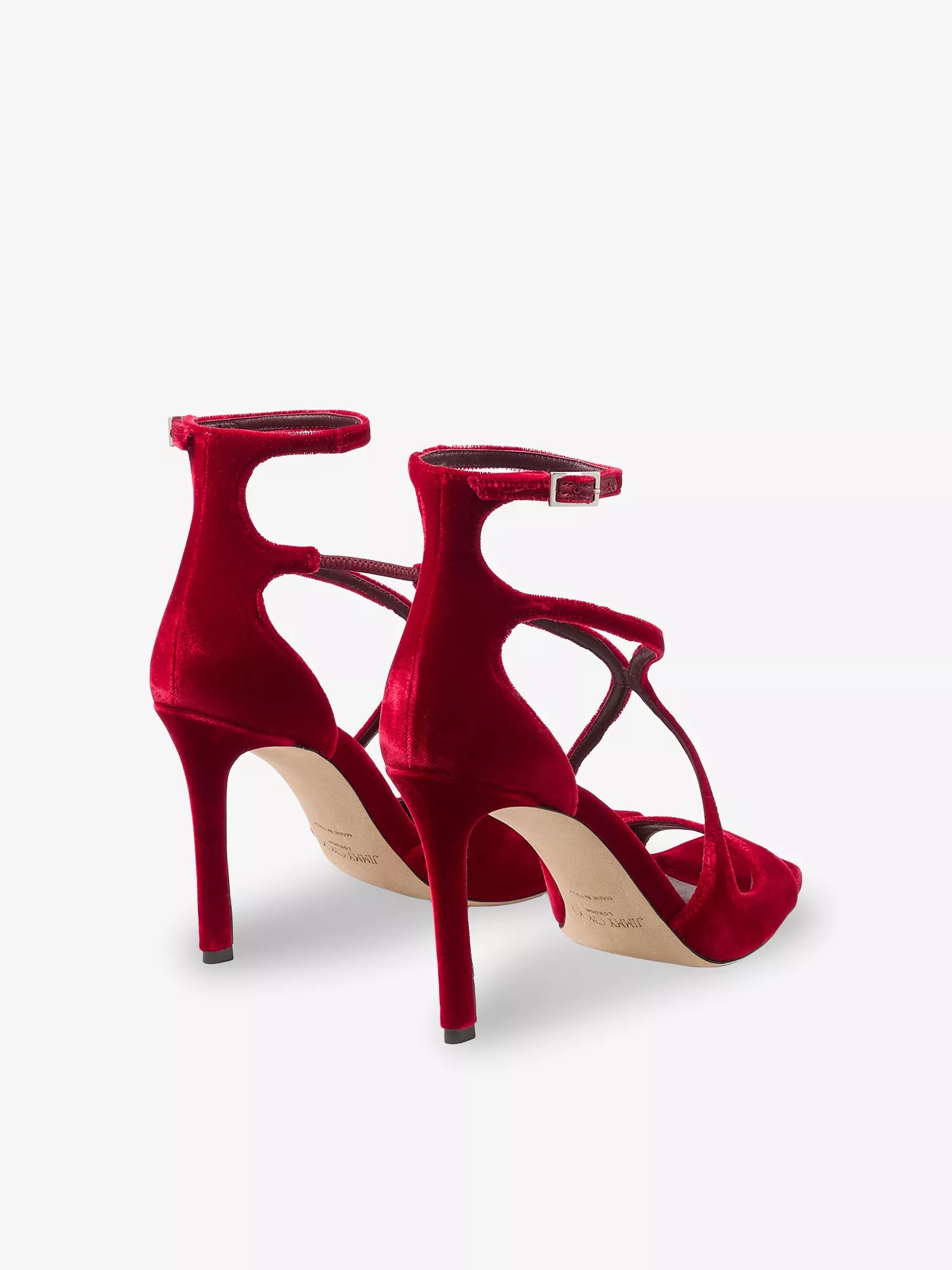 Azia 95 Velvet Heeled Sandals