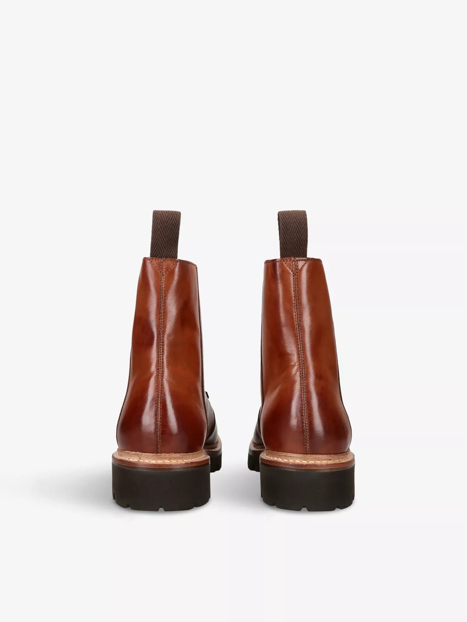 Brady mid-top lace-up leather boots