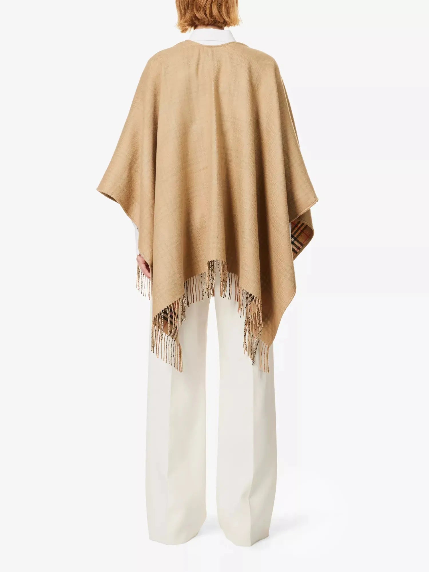 Women's Vintage Check wool cape Burberry
