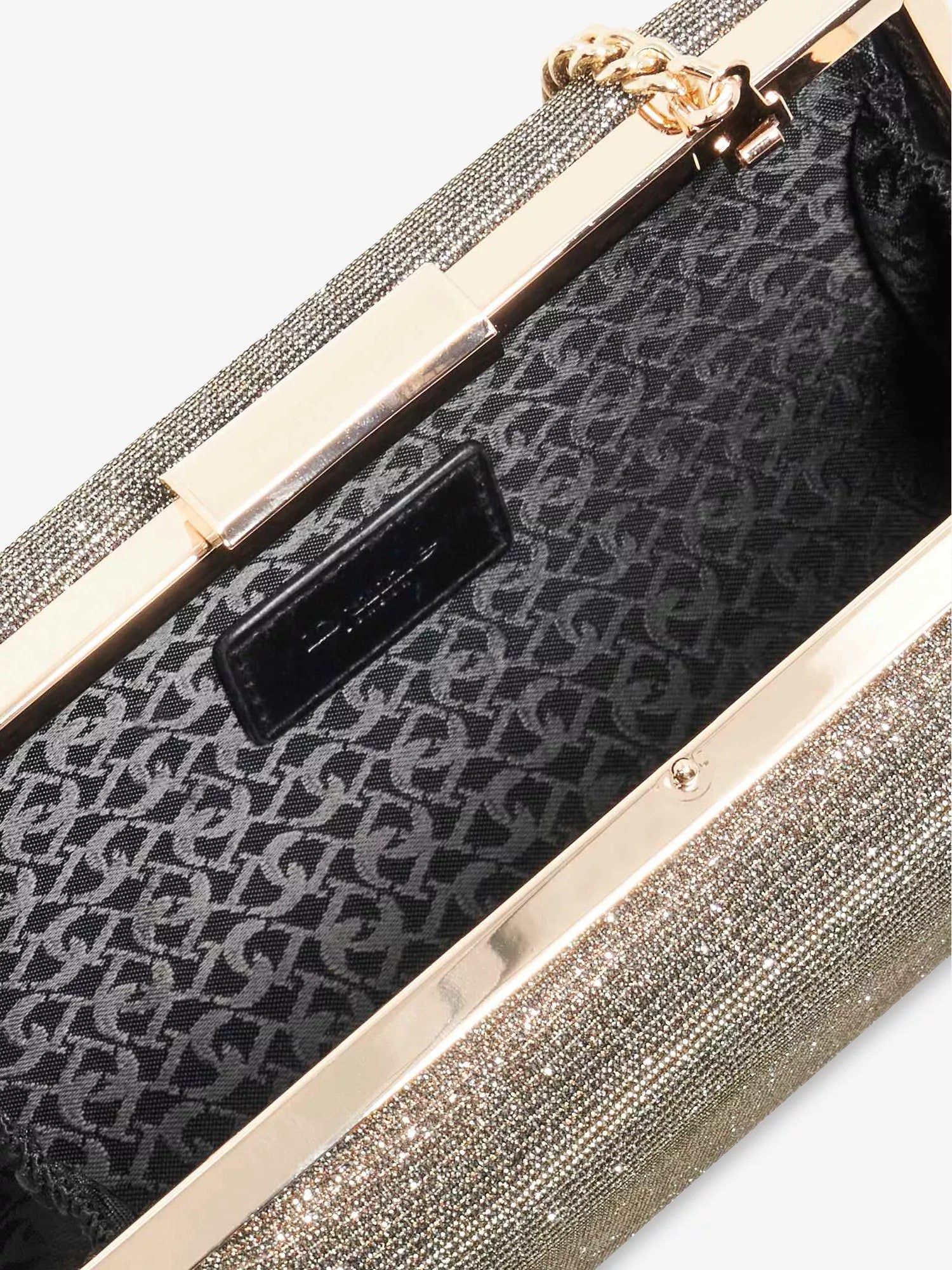 Bellaria Chain-Strap Woven Clutch Bag