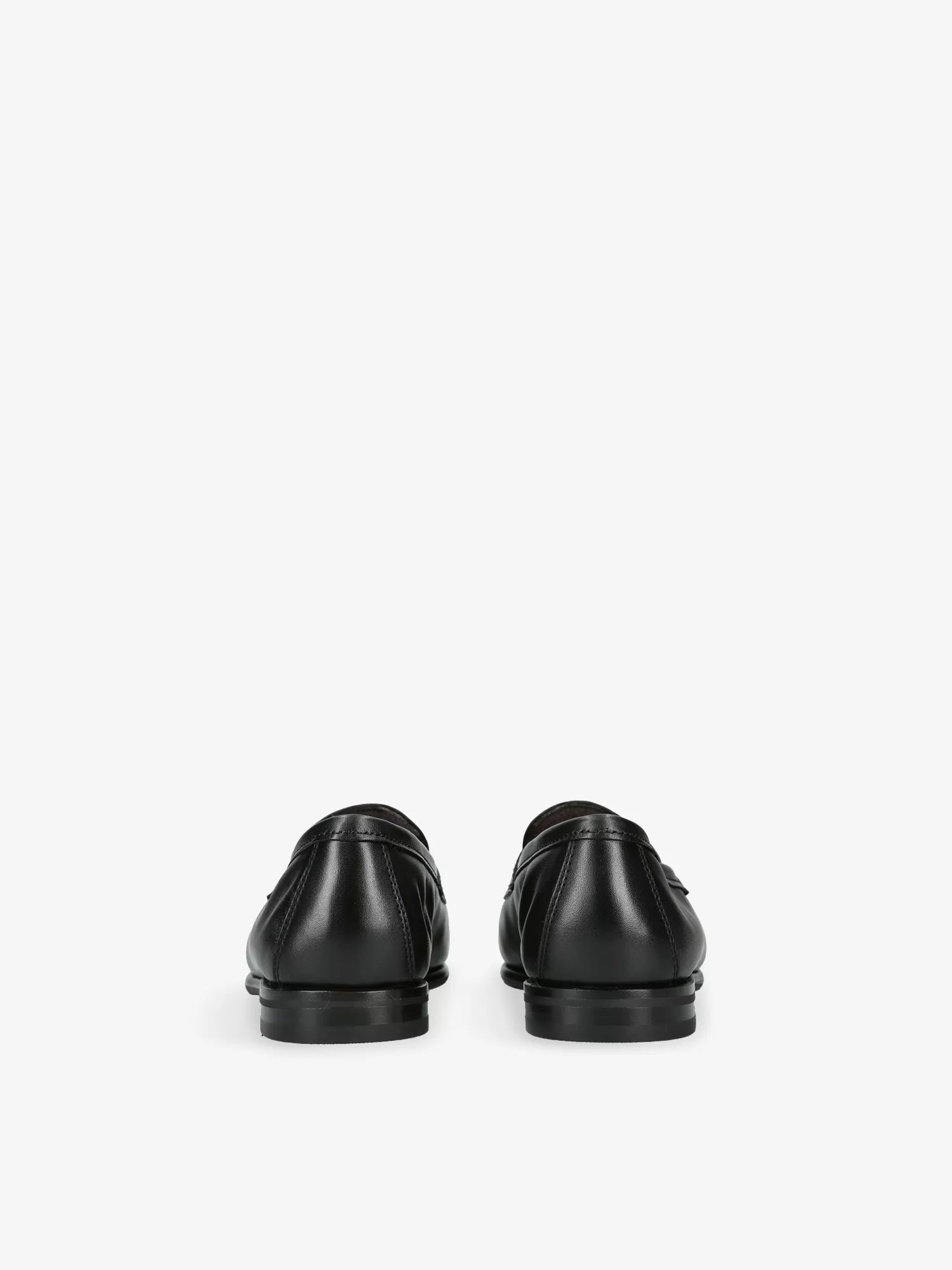 Men's Carlo Cashmere And Leather Penny Loafers Santoni