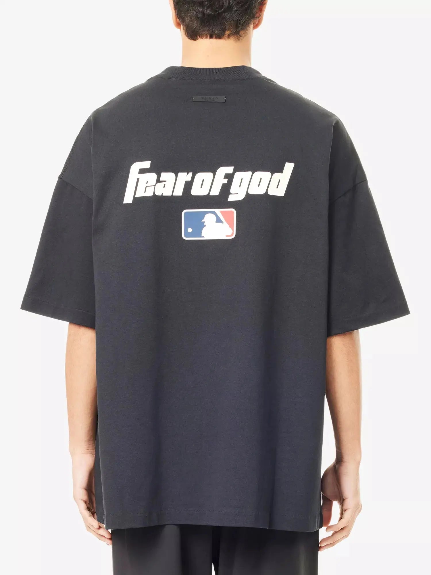 Men's FOG x ESSENTIALS x MLB 90's Fit Crewneck Cotton-Jersey T-Shirt Fear of Gods Essentials