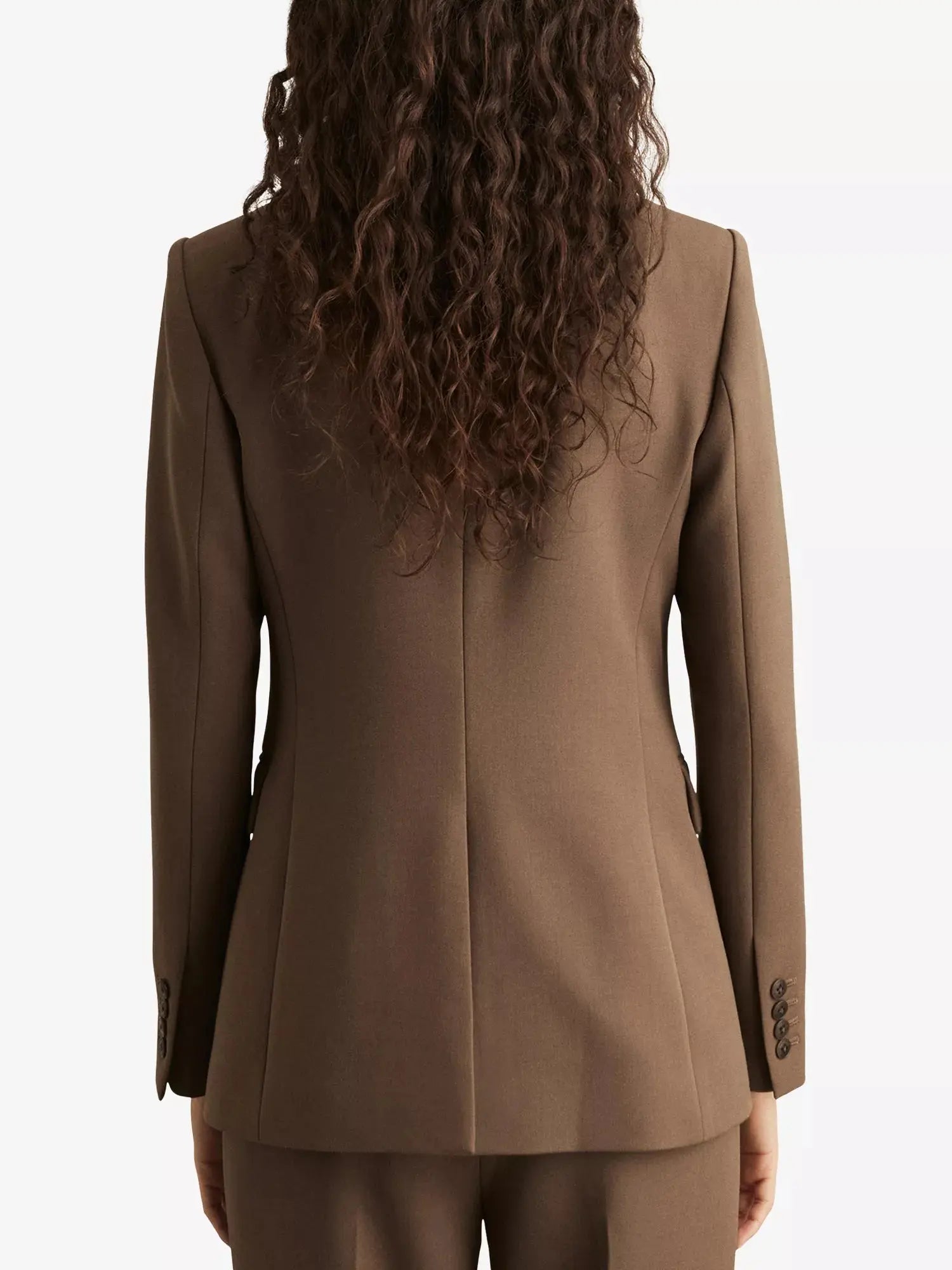 Women's Gabi single-breasted stretch-woven blazer Reiss
