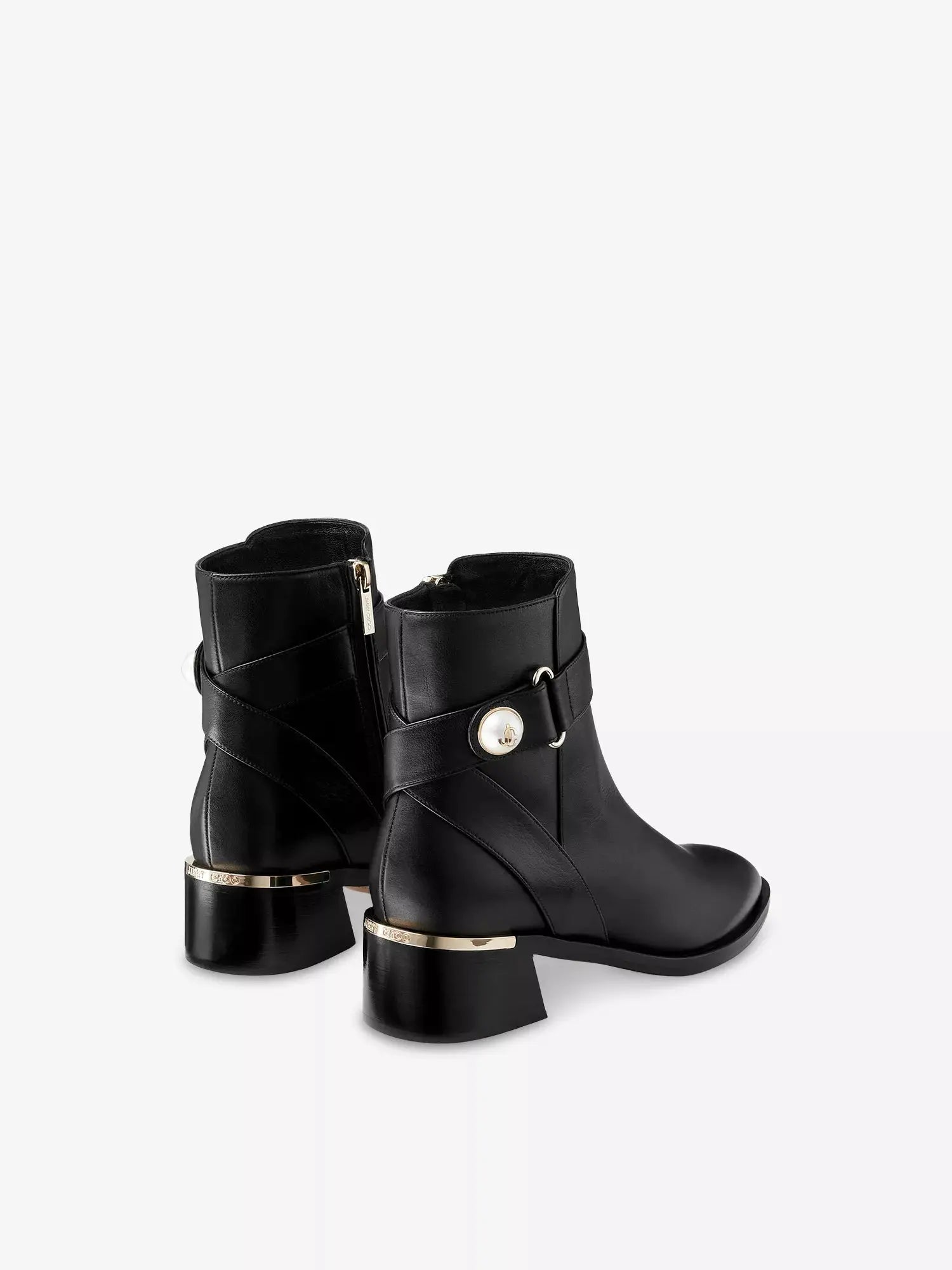 Women's Noor 45 Smooth Leather Ankle Boots Jimmy Choo