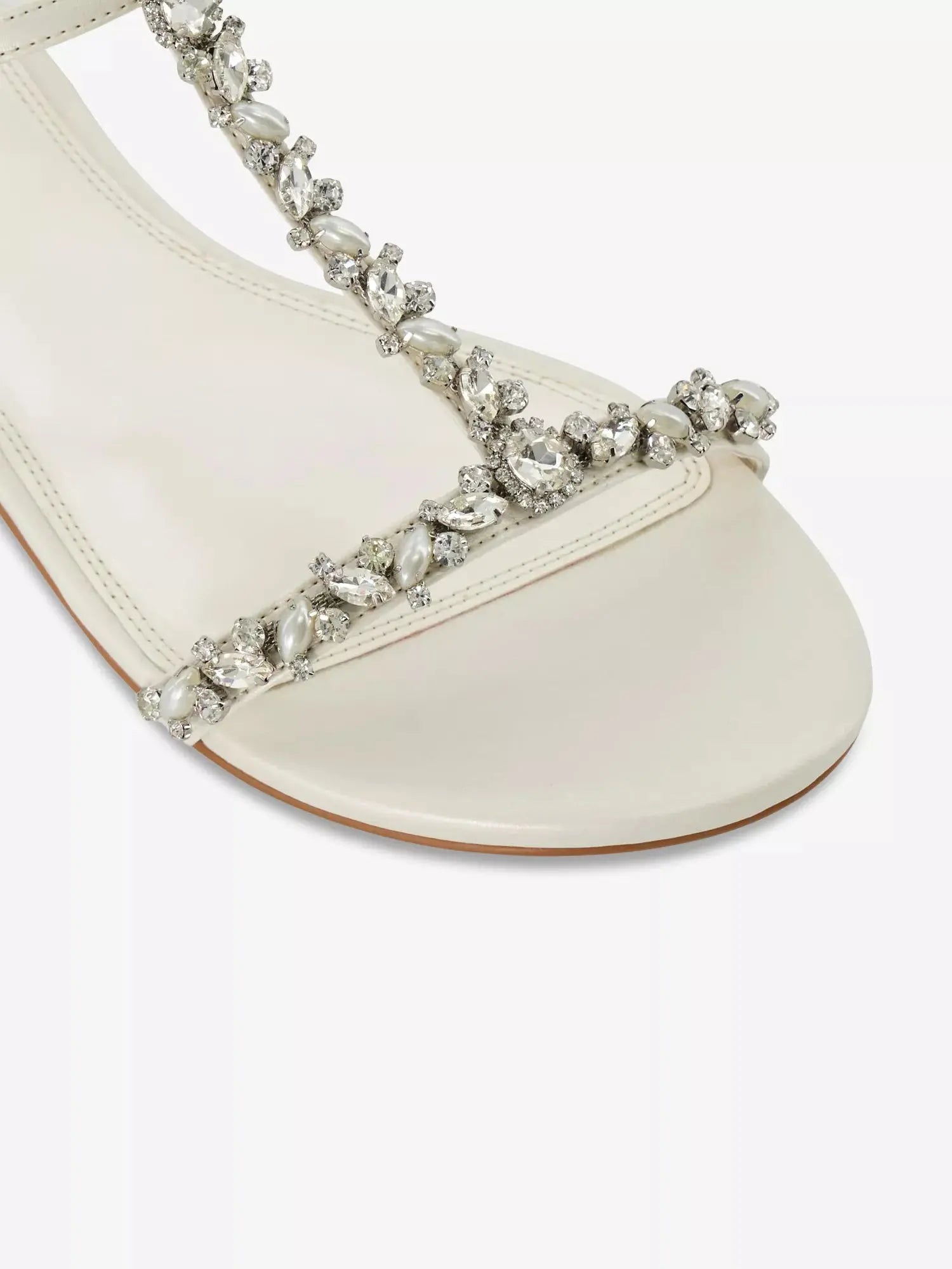 Women's Bridal Nuptuals crystal-embellished faux-leather sandals Dune