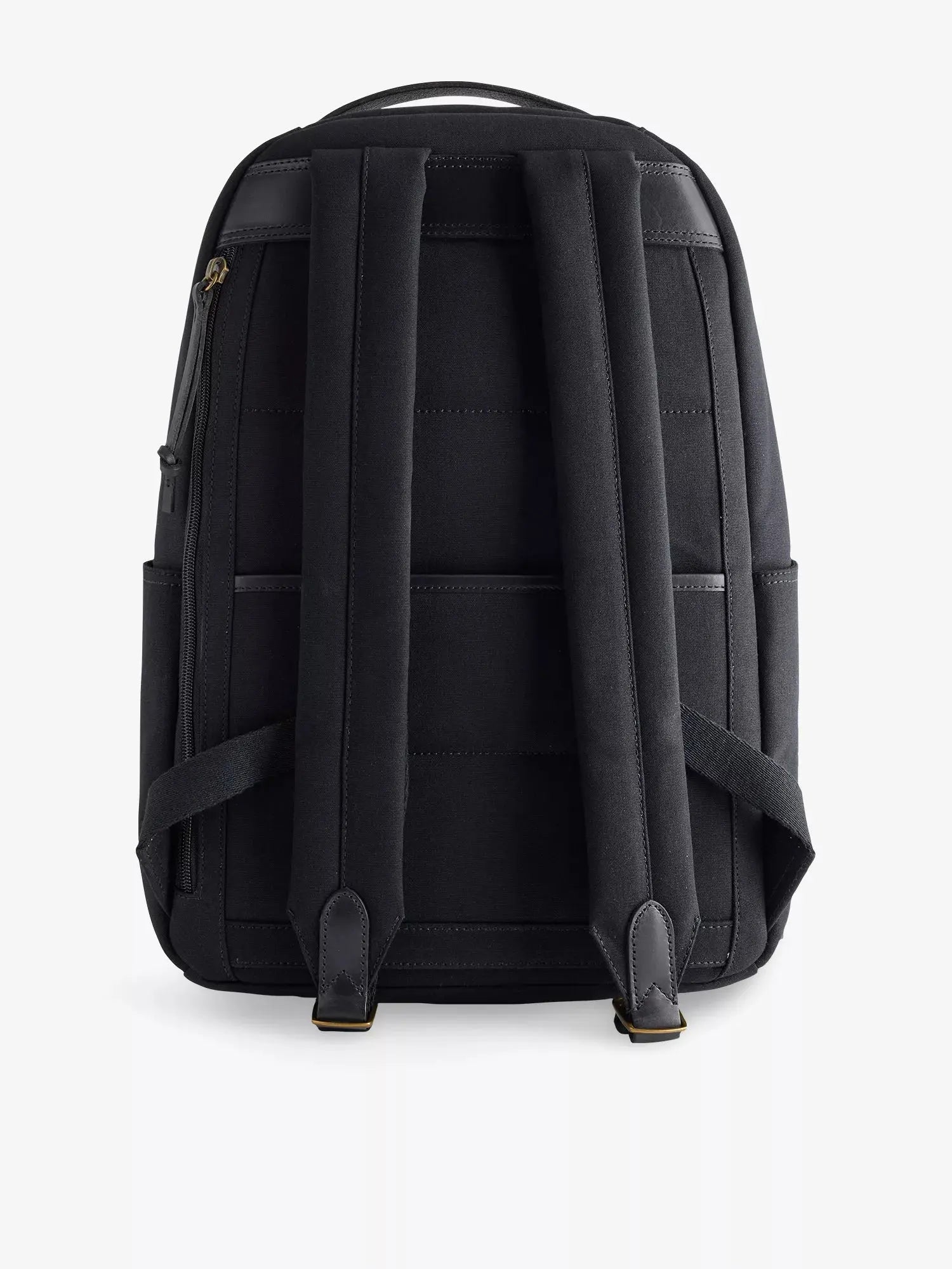 Men's Leather-Trim Canvas Backpack Polo Ralph Lauren