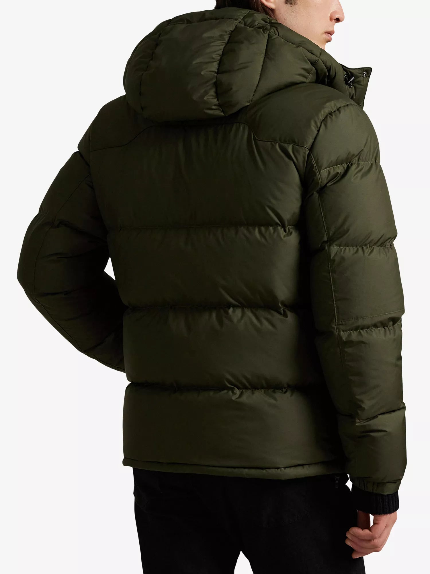 Brand-Embroidered Padded Shell-Down Puffer Jacket