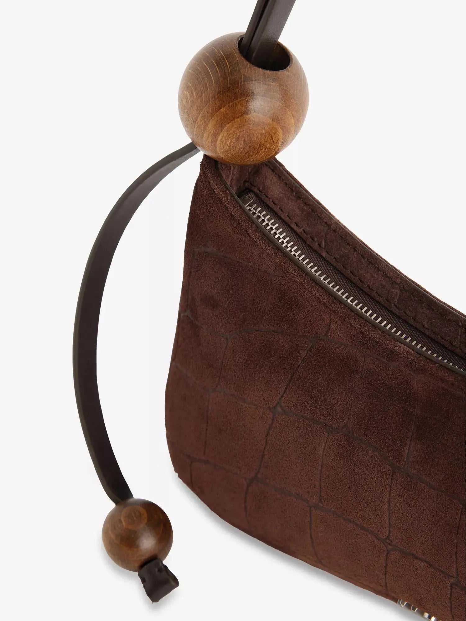 Women's Le Bisou Perle Suede Shoulder Bag Jacquemus