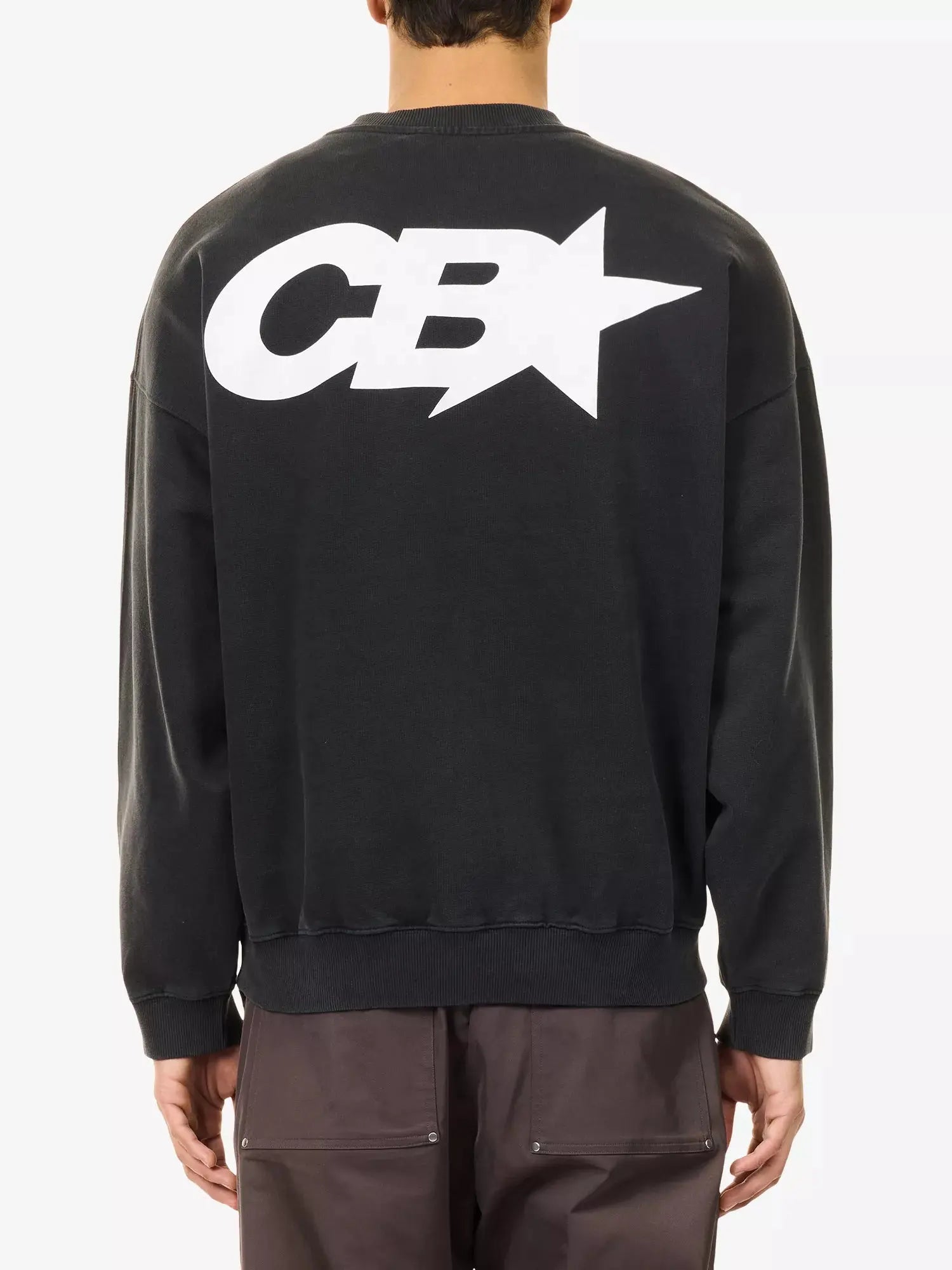 Men's Star Racing Logo-Print Cotton Sweatshirt Cole Buxton