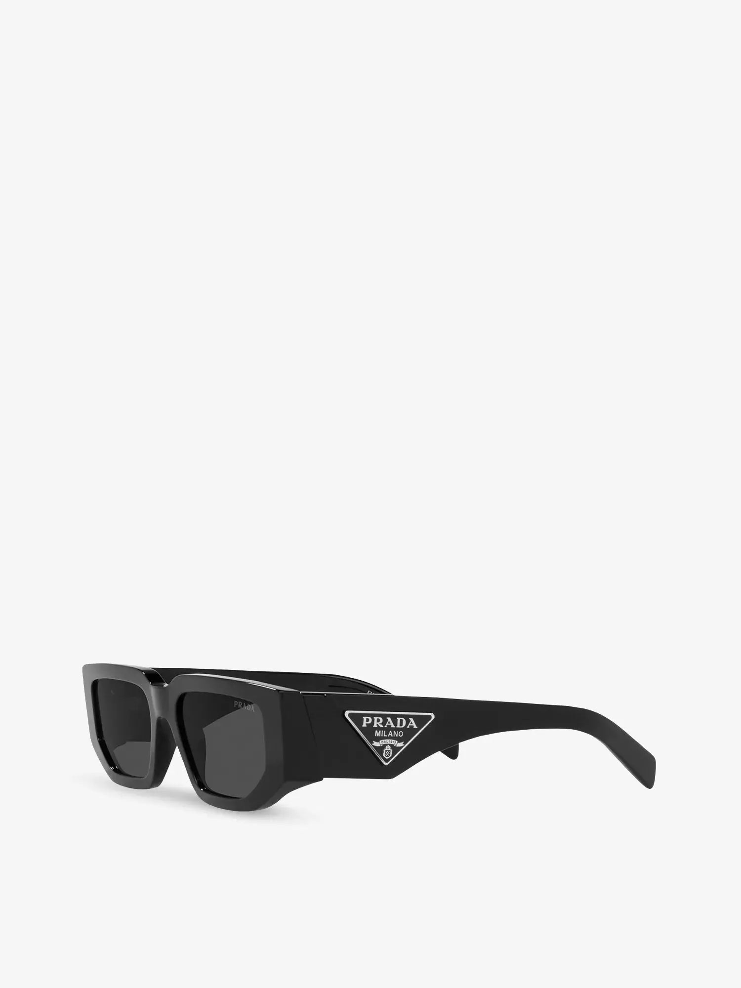 Women's PR 09ZS rectangle-frame acetate sunglasses Prada