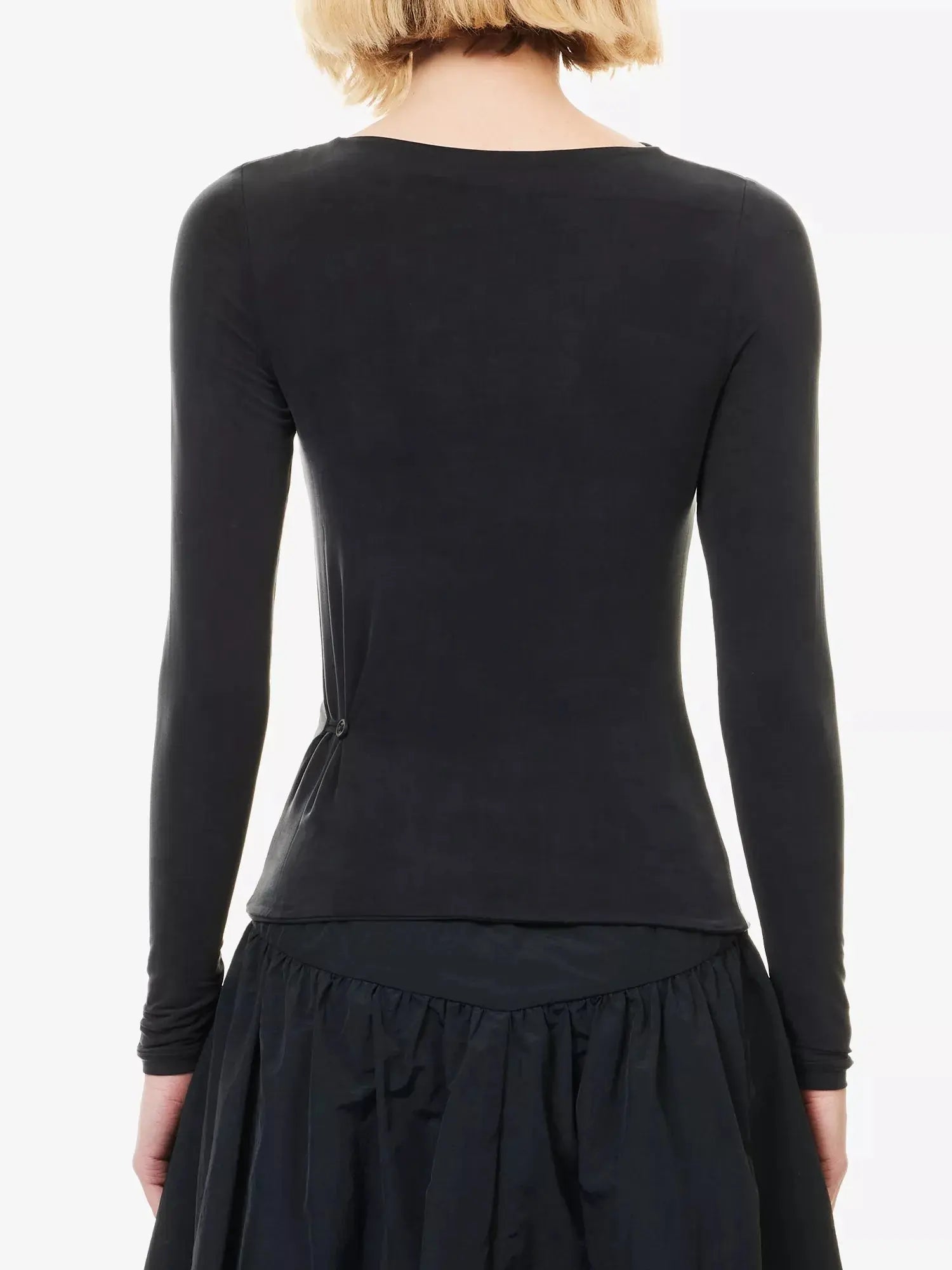 Women's Kylie Long-Sleeve Stretch-Jersey Top Peachy Den