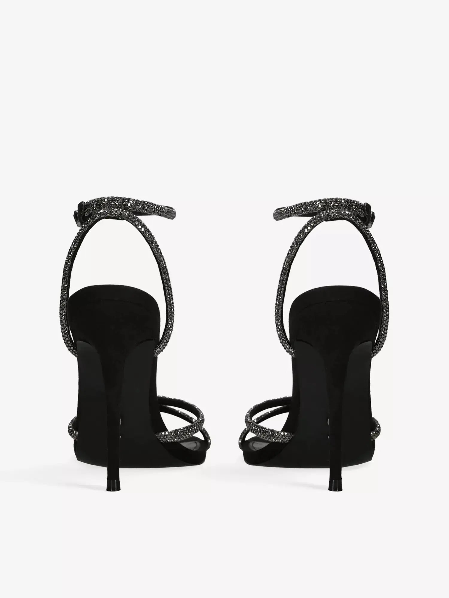 Women's Bryanna rhinestone-embellished stiletto-heel woven sandals Steve Madden