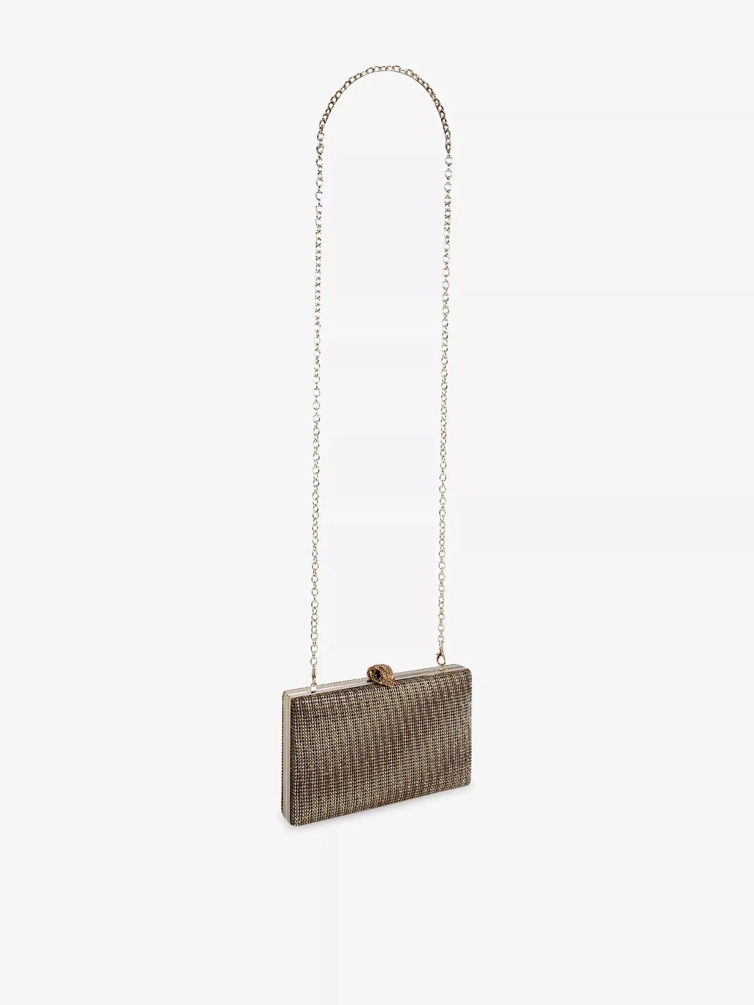 Women's Crystal Kensington Woven Clutch Bag Kurt Geiger London