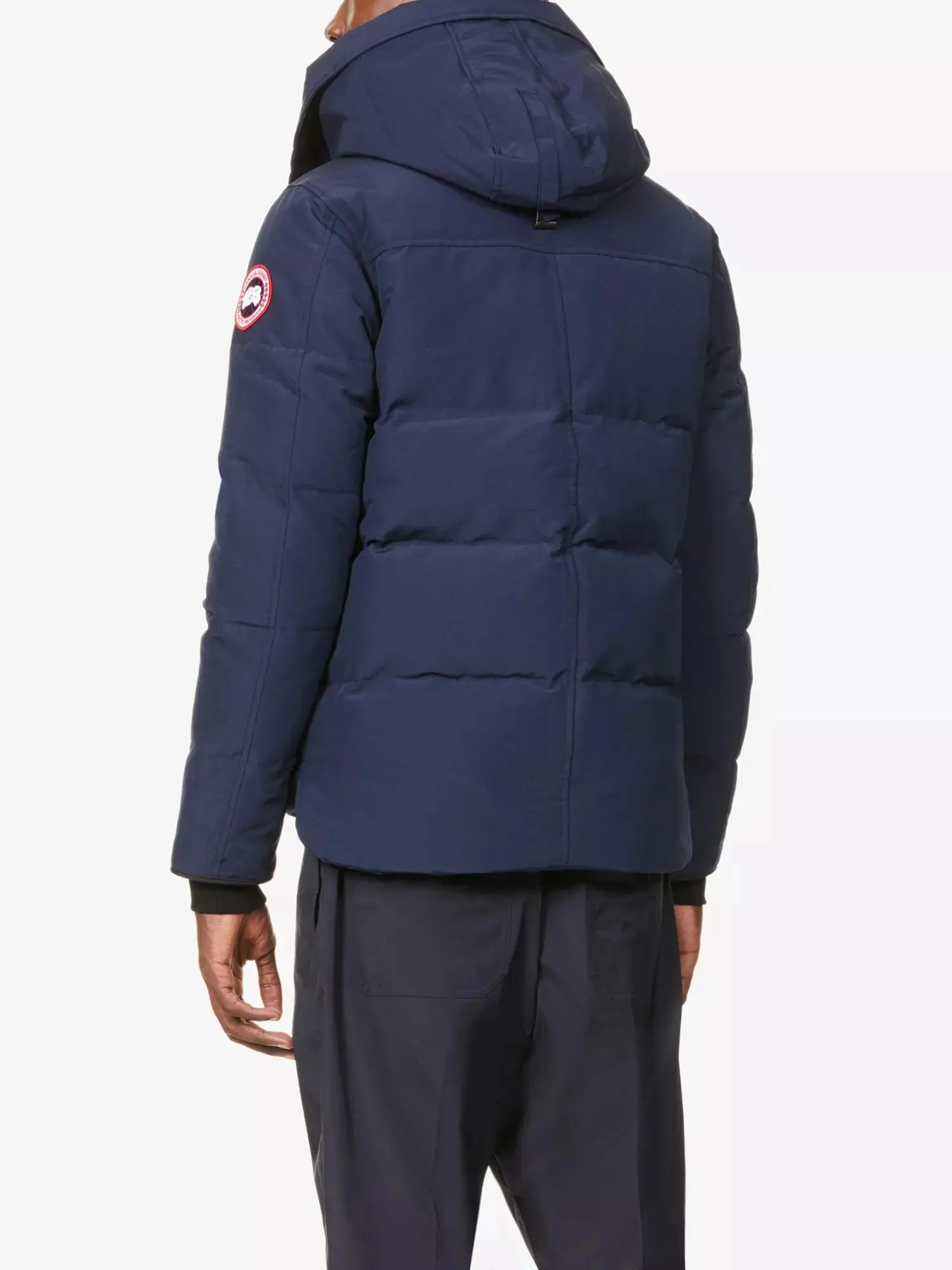 Men's Macmillan funnel-neck twill-down parka jacket Canada Goose