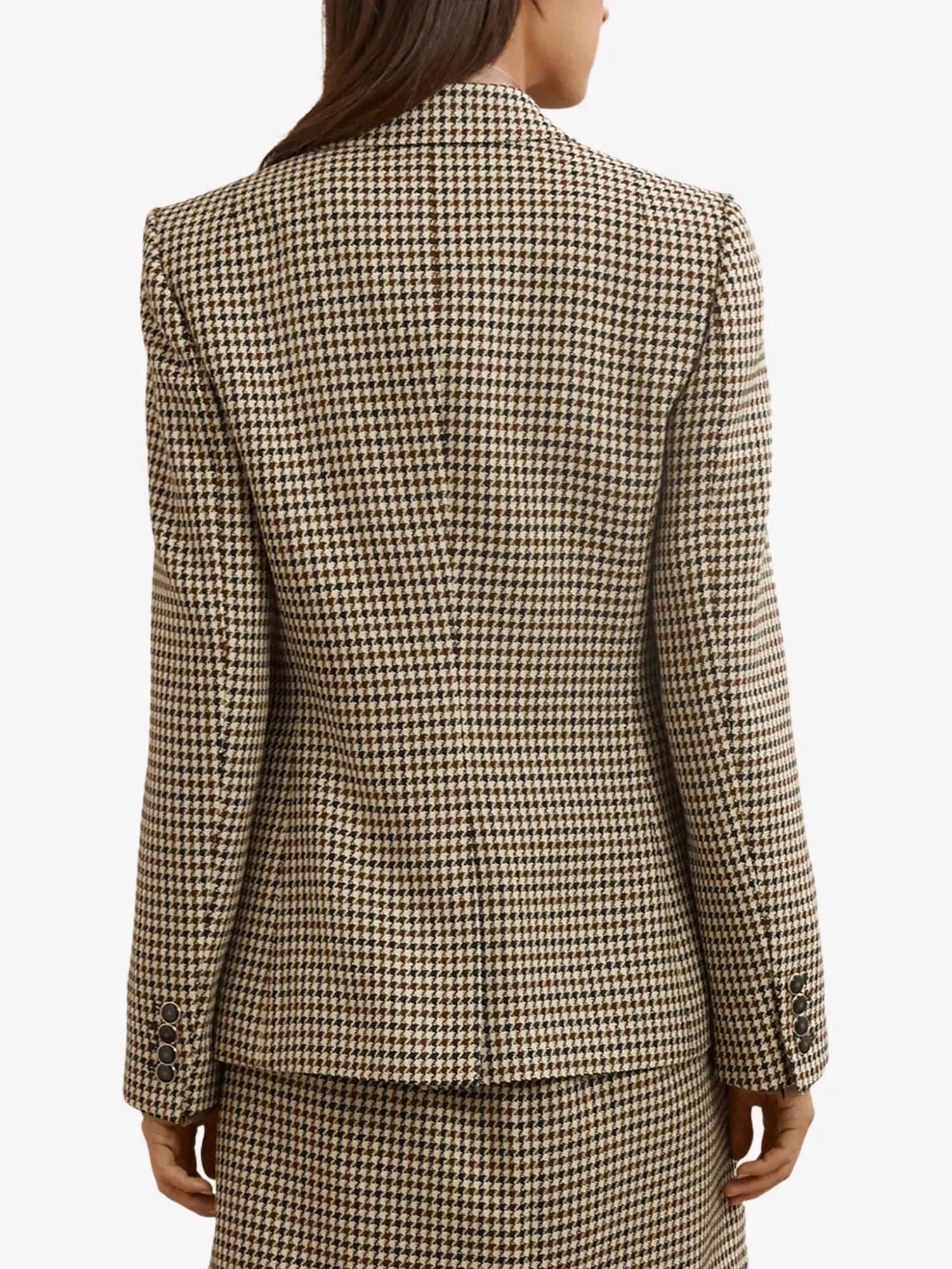 Women's Hartley Double-Breasted Wool-Blend Blazer Reiss