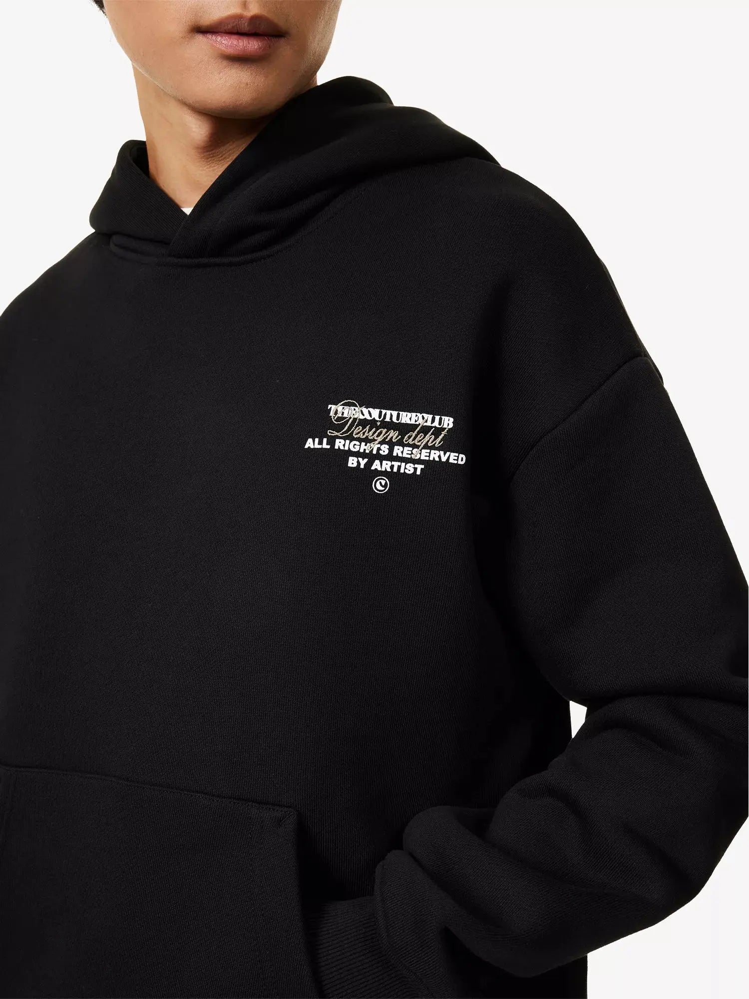 Men's Graphic-Print Long-Sleeve Cotton Hoody The Couture Club