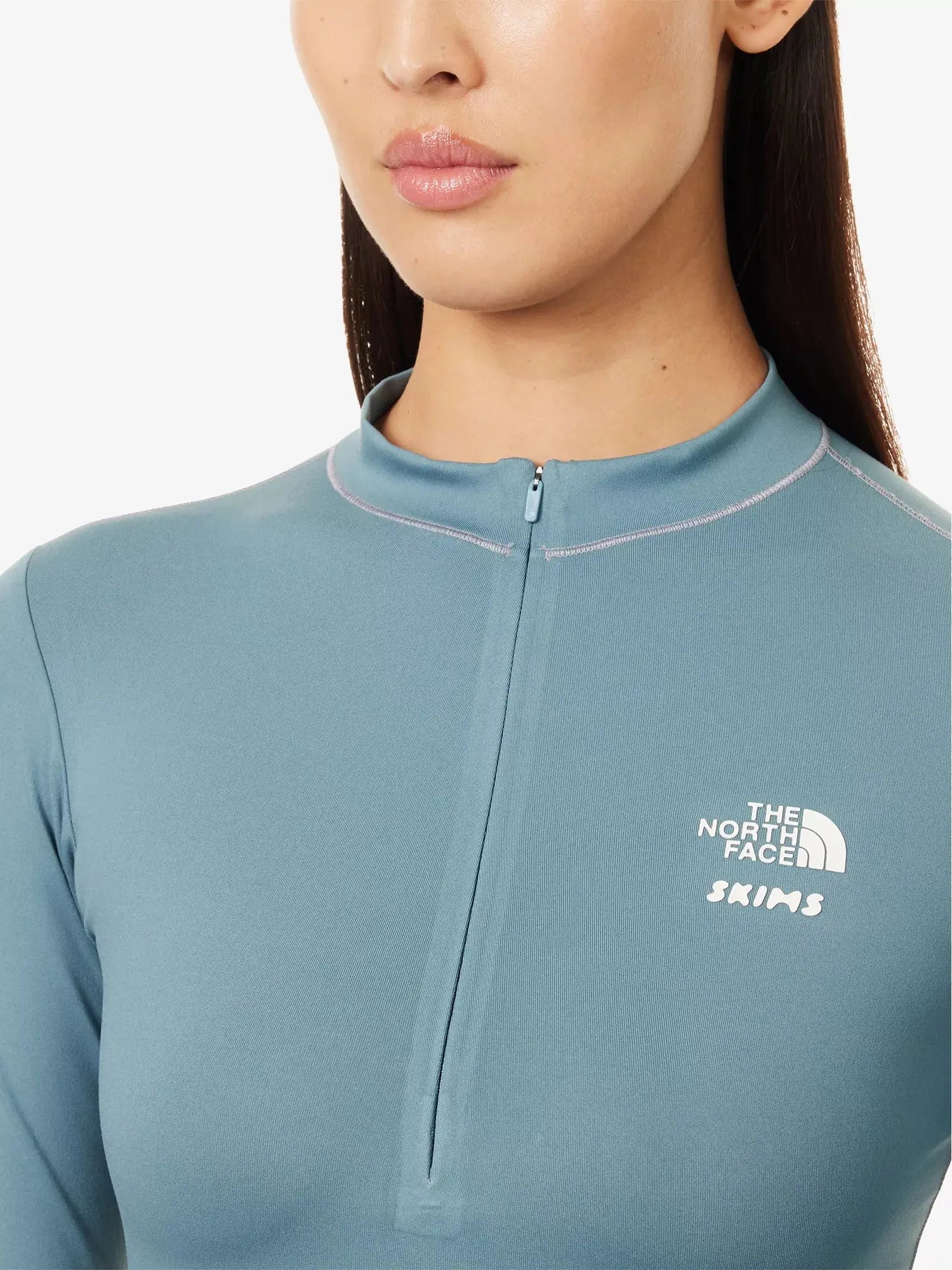 Women's The North Face x SKIMS Refina Stretch-Woven Long-Sleeve Top The North Face
