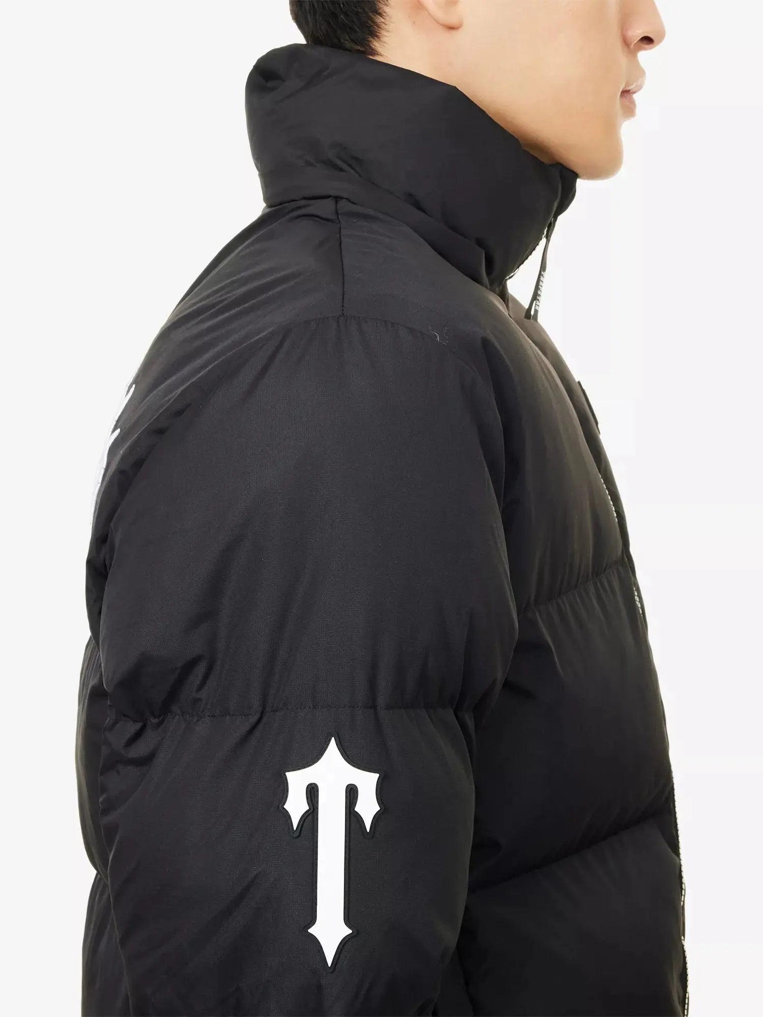 Men's Irongate Rubber Brand-Patch Shell Jacket Trapstar