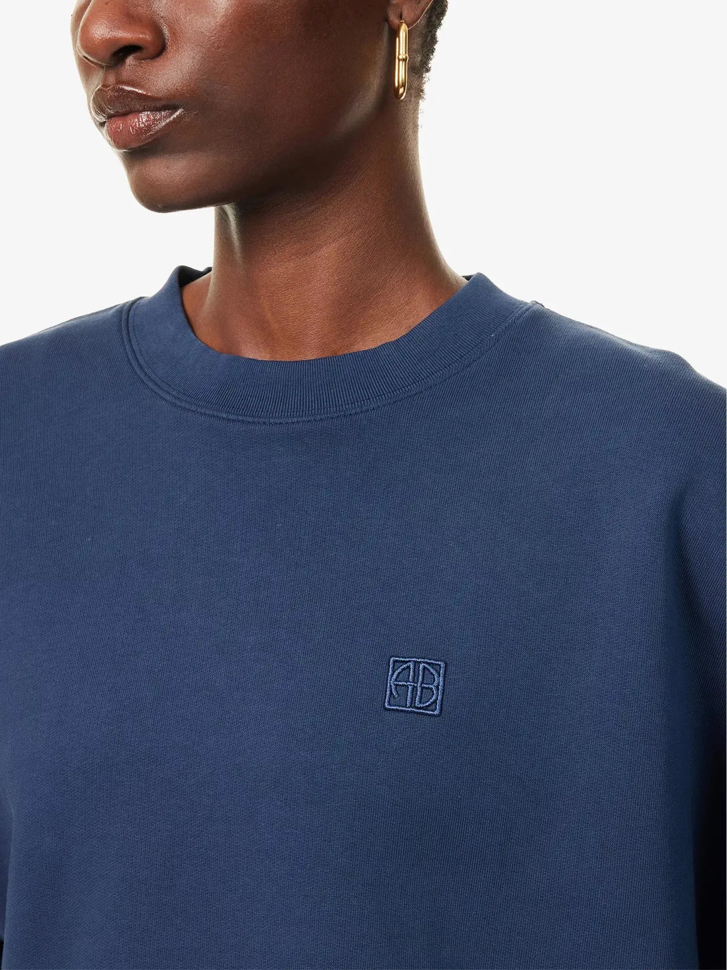 Women's Miles Relaxed-Fit Cotton-Jersey Sweatshirt ANINE BING