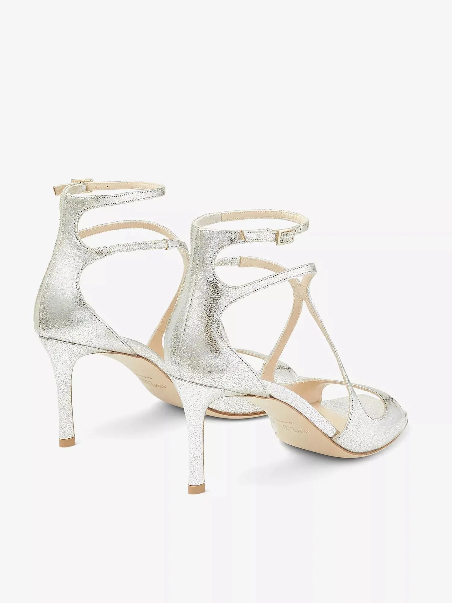 Women's Azia 75 leather heeled sandals Jimmy Choo