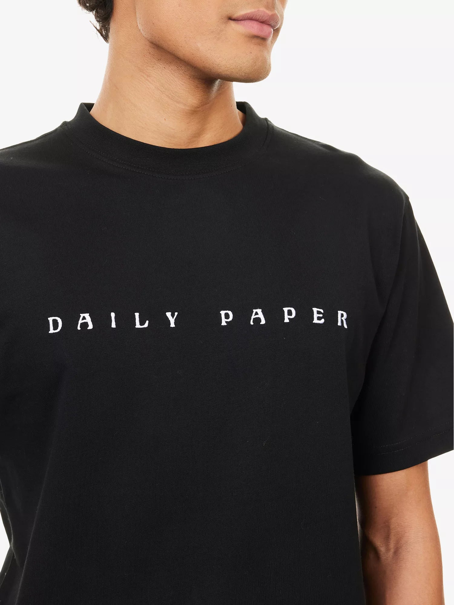 Alias Brand-Embroidery Cotton-Jersey T-Shirt