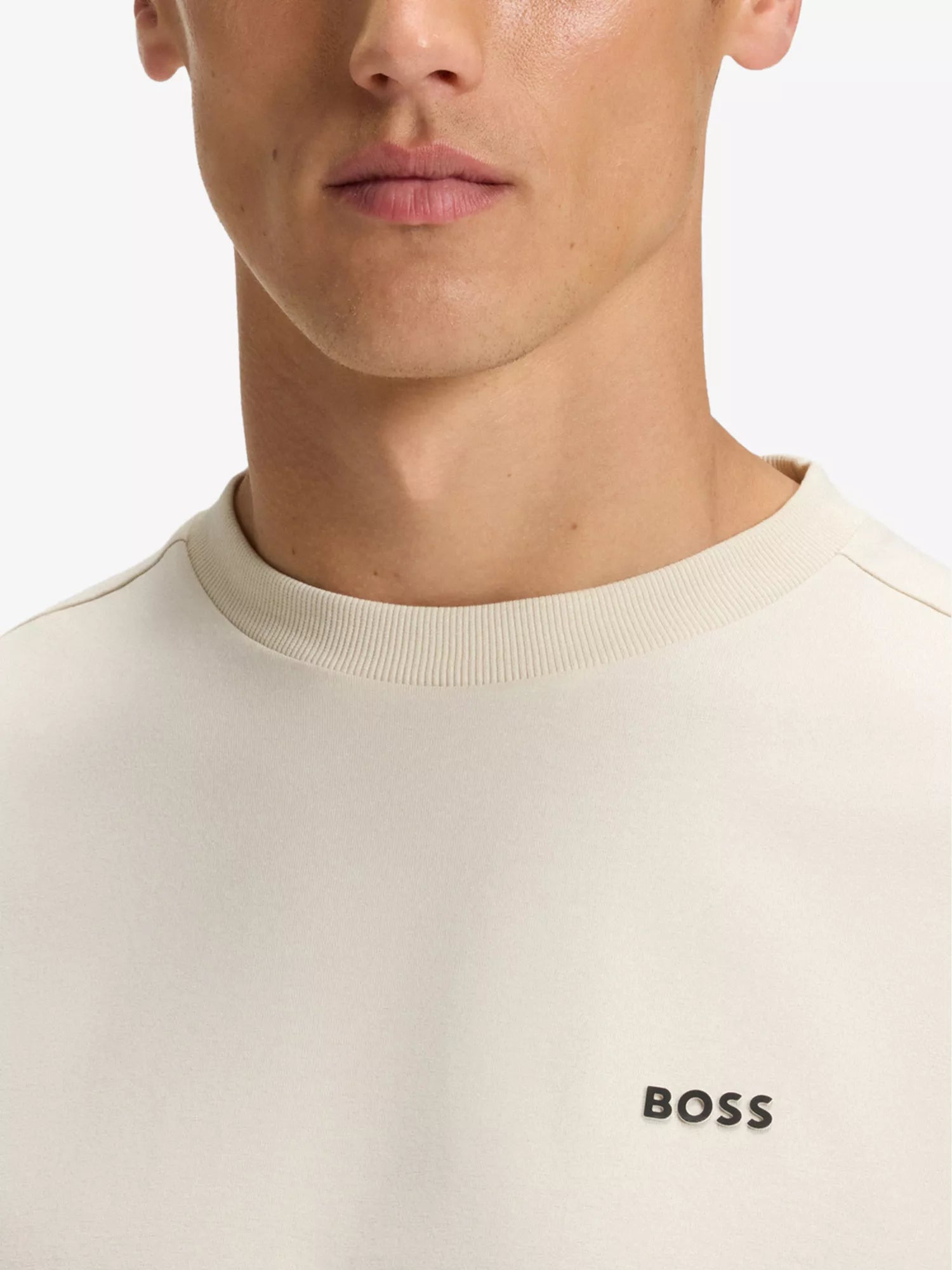 Brand-Embossed Short-Sleeved Stretch-Cotton T-Shirt