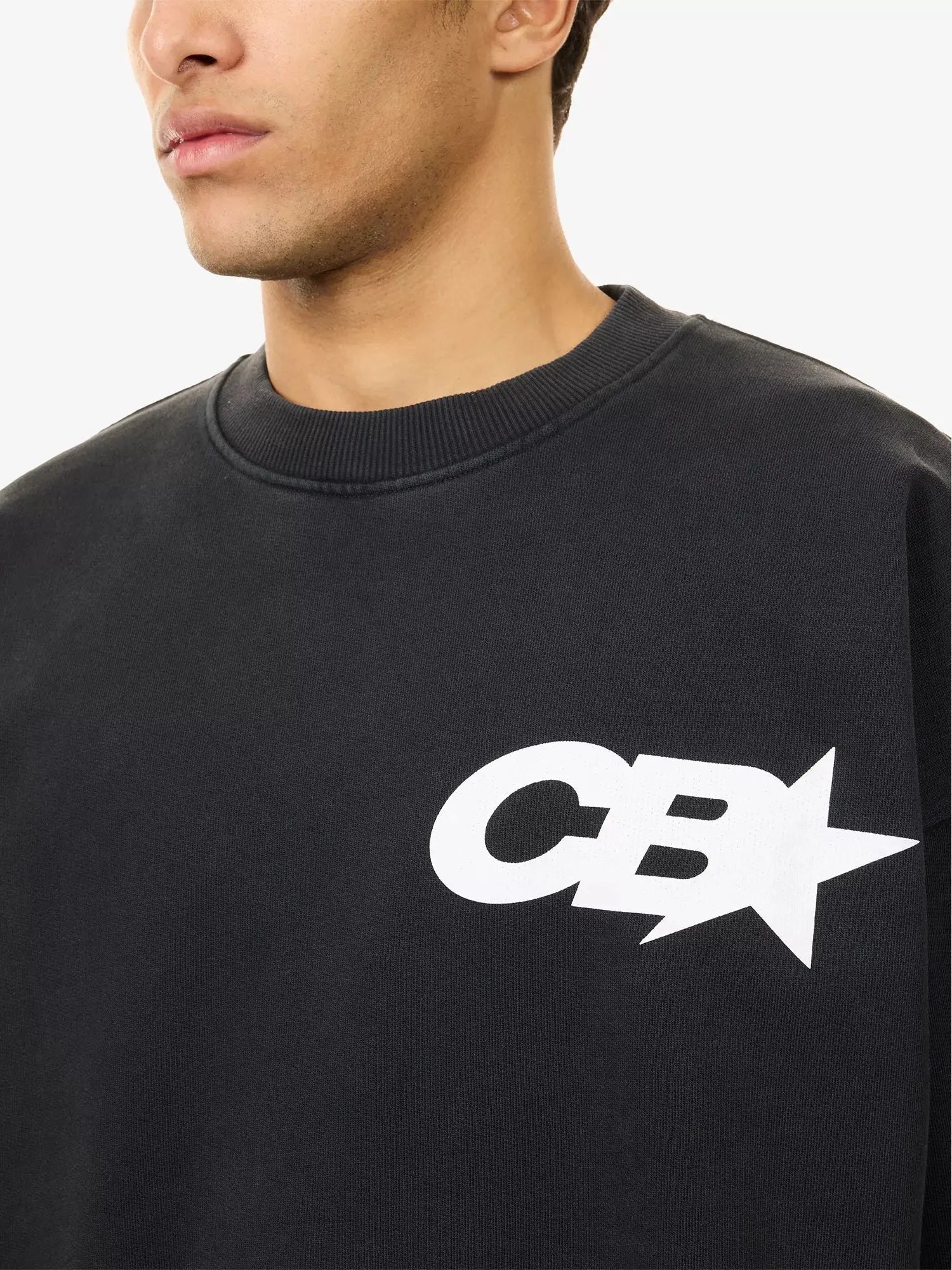 Men's Star Racing Logo-Print Cotton Sweatshirt Cole Buxton