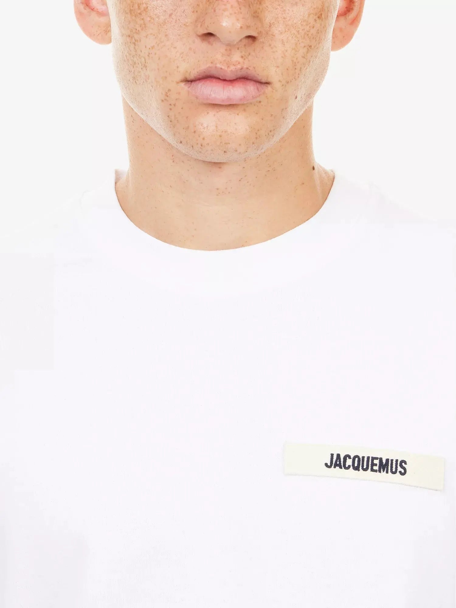 Men's Le T-shirt Logo-Tab Cotton T-shirt Jacquemus