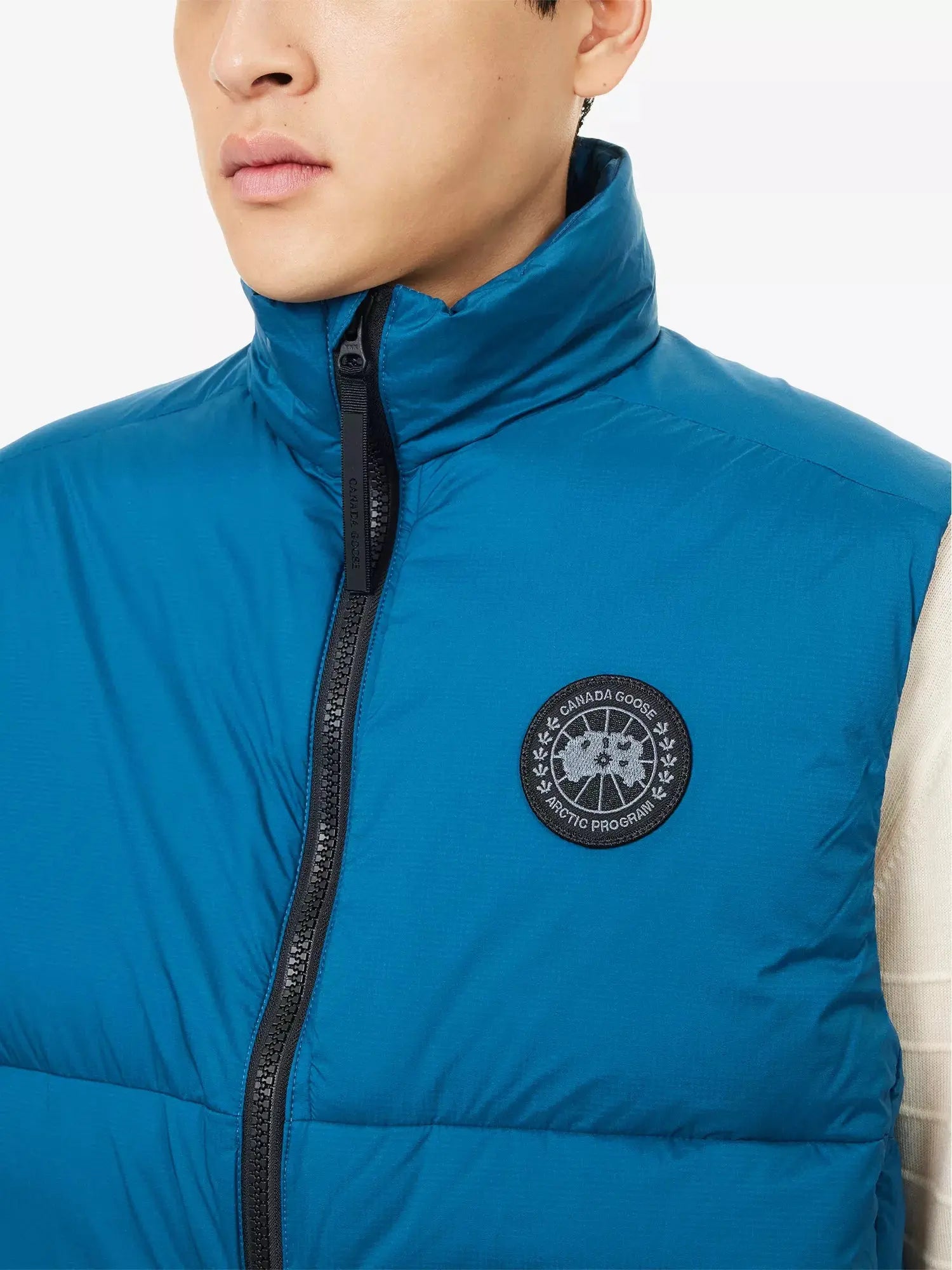 Men's Lodge Sleeveless Shell-Down Vest Canada Goose