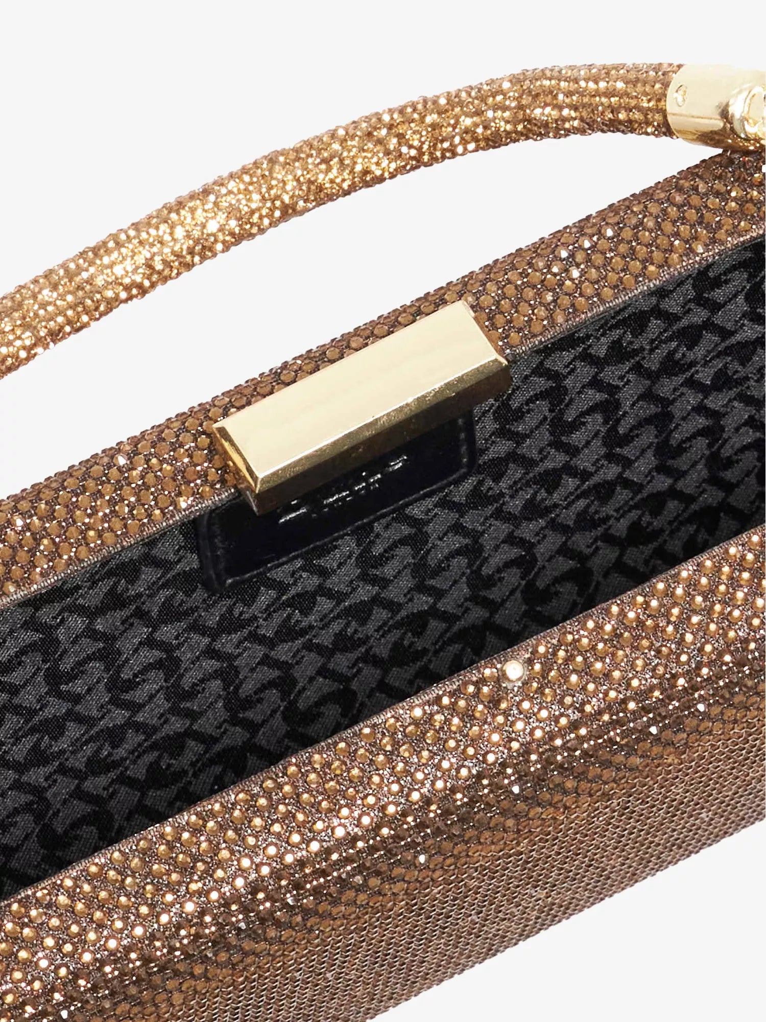 Beaut Metallic Woven Clutch Bag