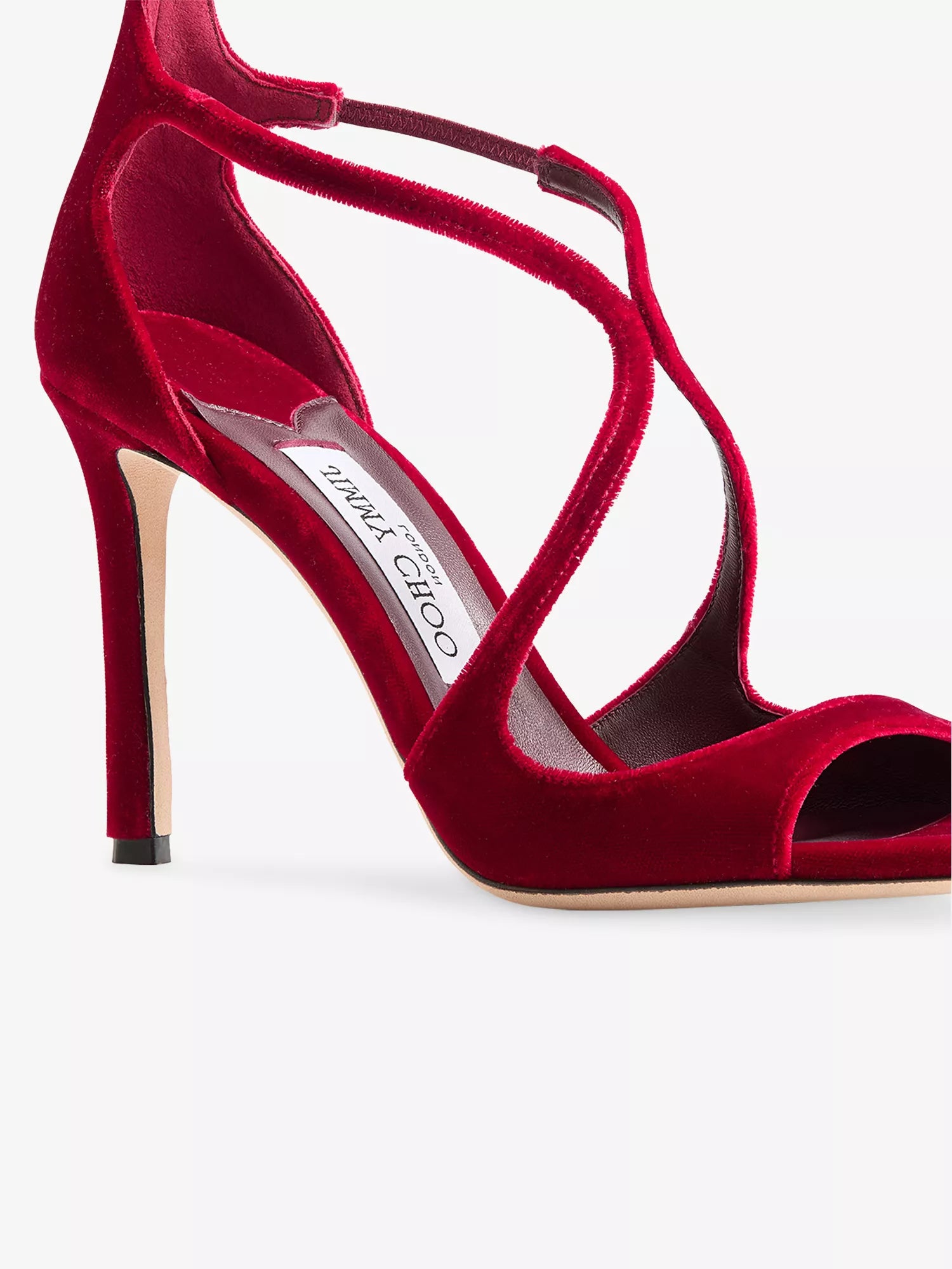 Azia 95 Velvet Heeled Sandals
