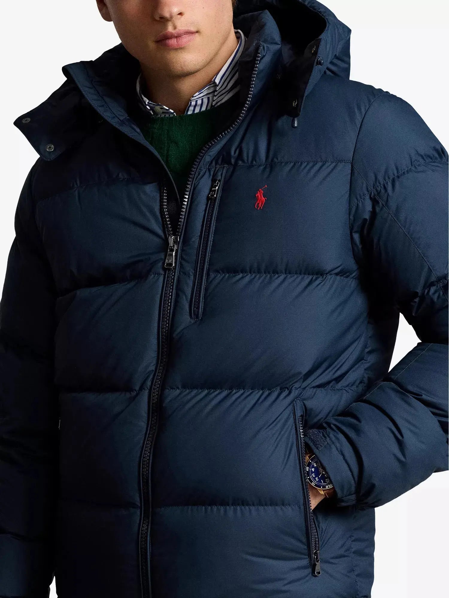 Men's Hooded Logo-Embroidered Shell Jacket Polo Ralph Lauren