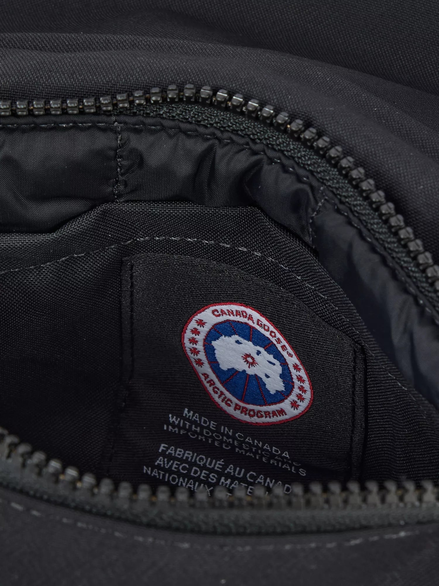 Brand-embroidered mini shell bag