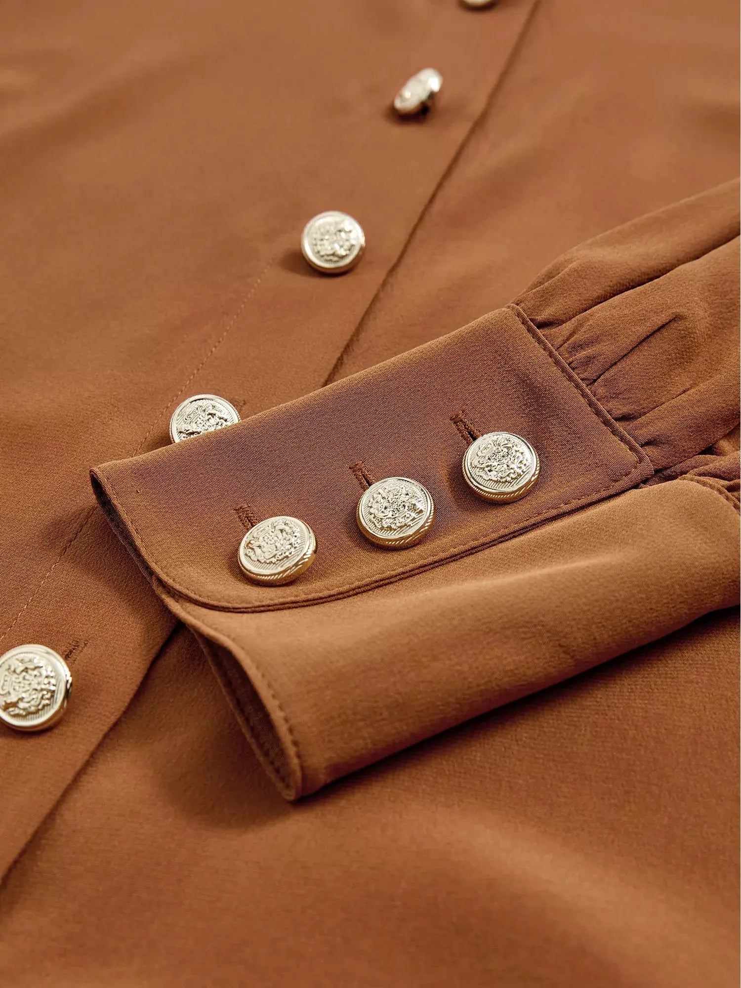 Women's Gianna Regular-Fit Long-Sleeve Silk Shirt Reiss