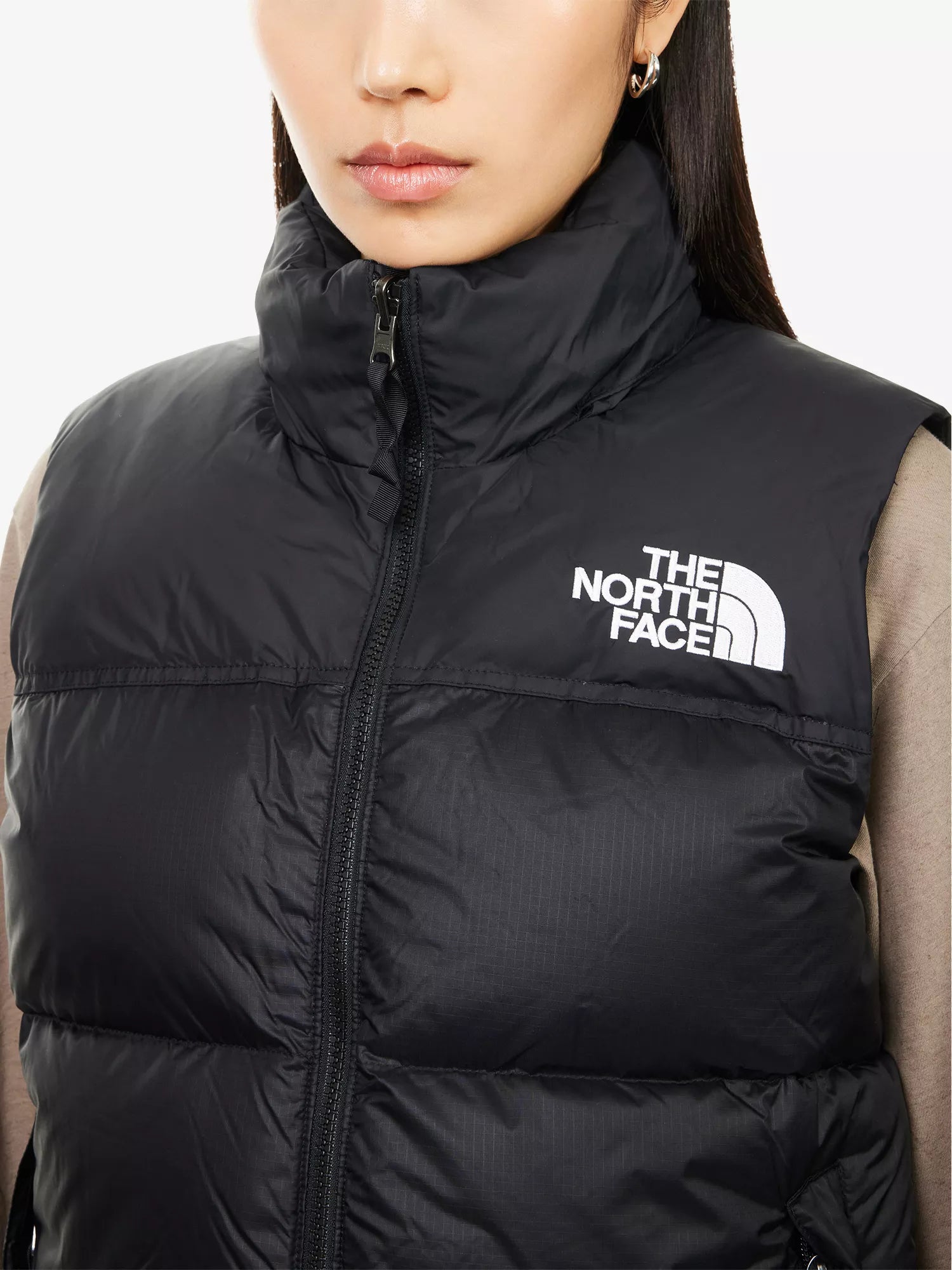 1996 Retro Nuptse Hooded Shell-Down Vest