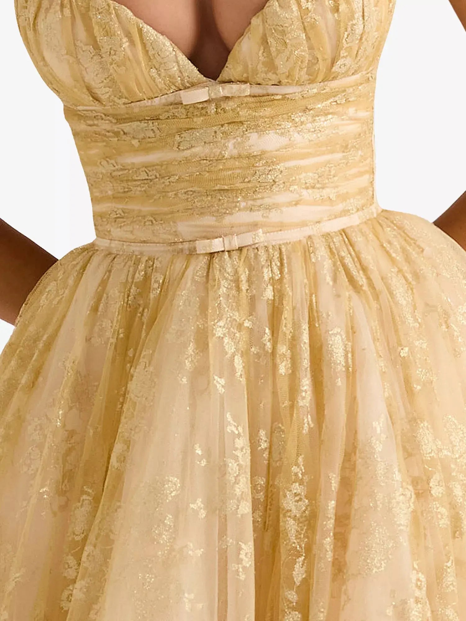 Women's Madame Strapless Woven Midi Dress House of CB
