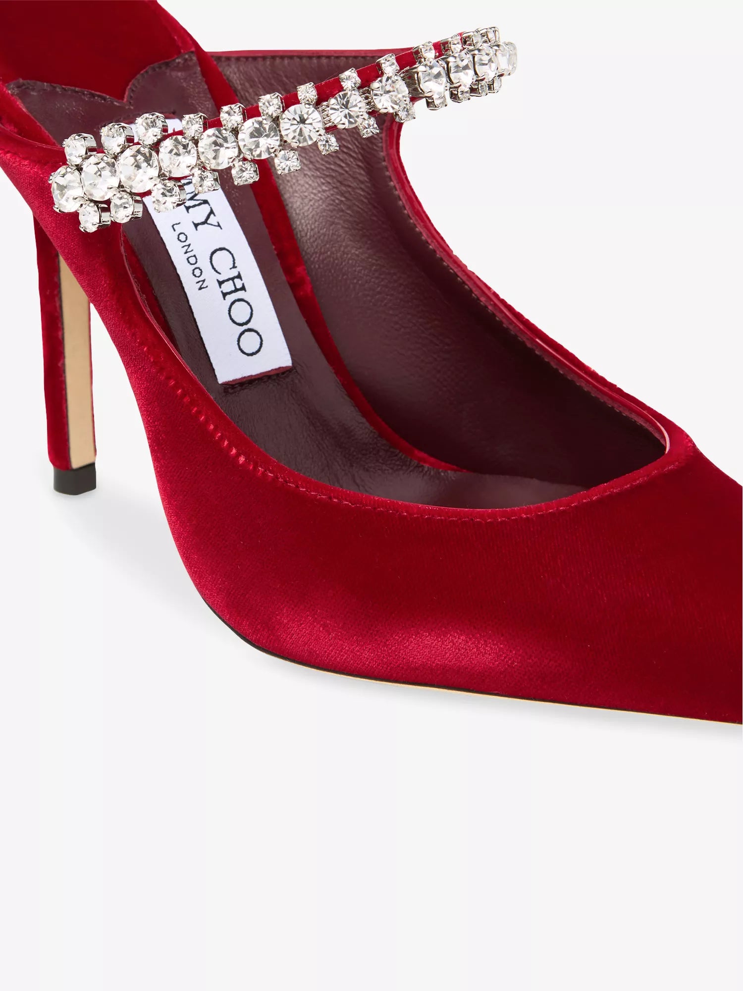 Bing 100 Embellished Velvet Mules