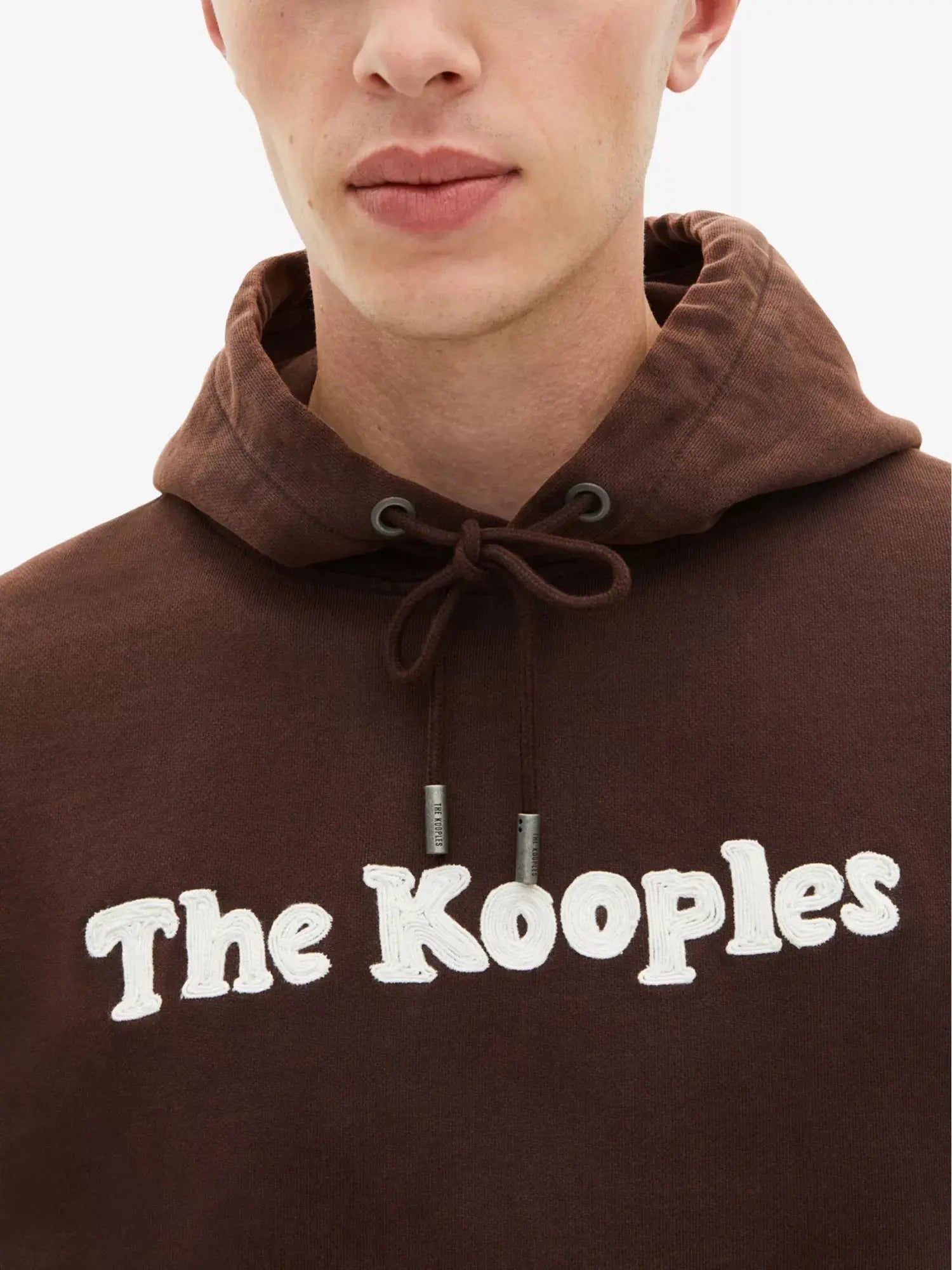 Men's Logo-Embroidered Relaxed-Fit Cotton Hoody The Kooples