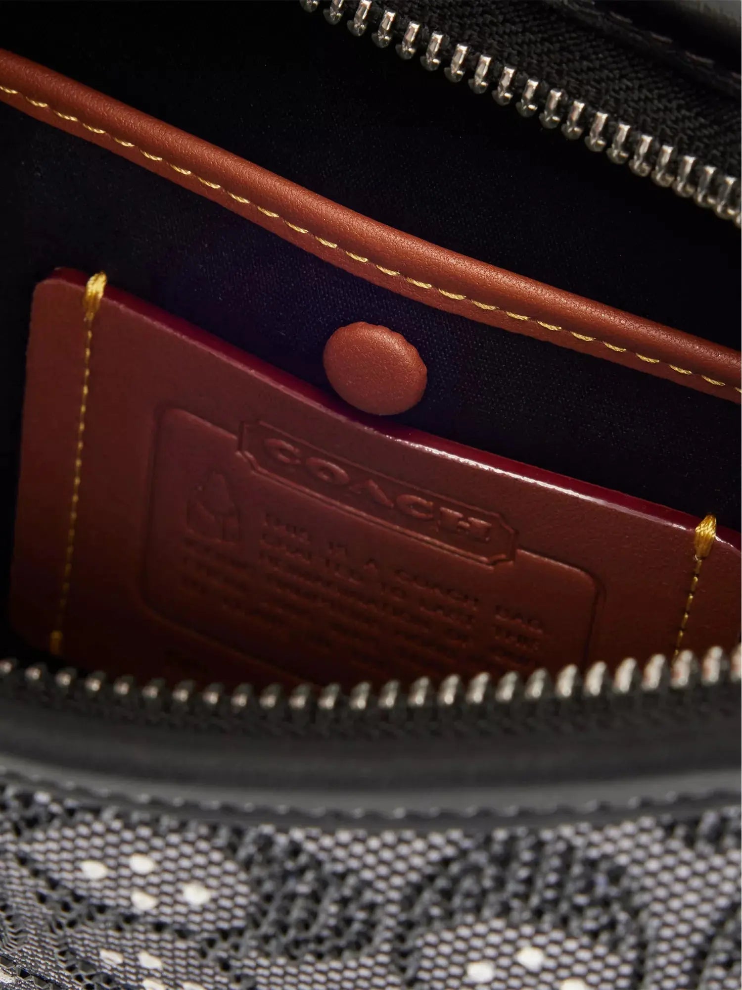 Women's Hamptons Crystal Jacquard Hobo Bag Coach