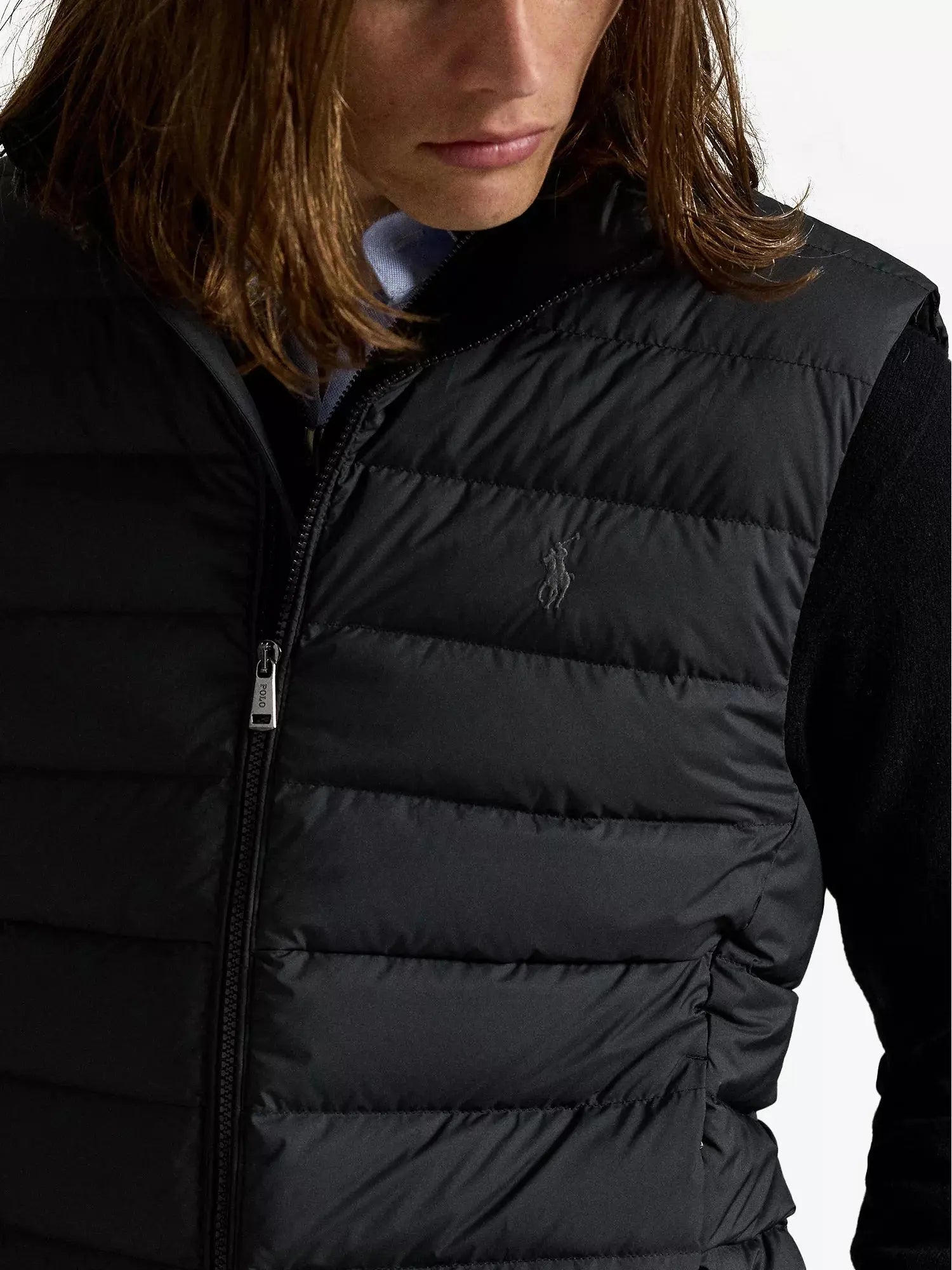 Men's Embroidered-Logo Insulated Shell Gilet Polo Ralph Lauren