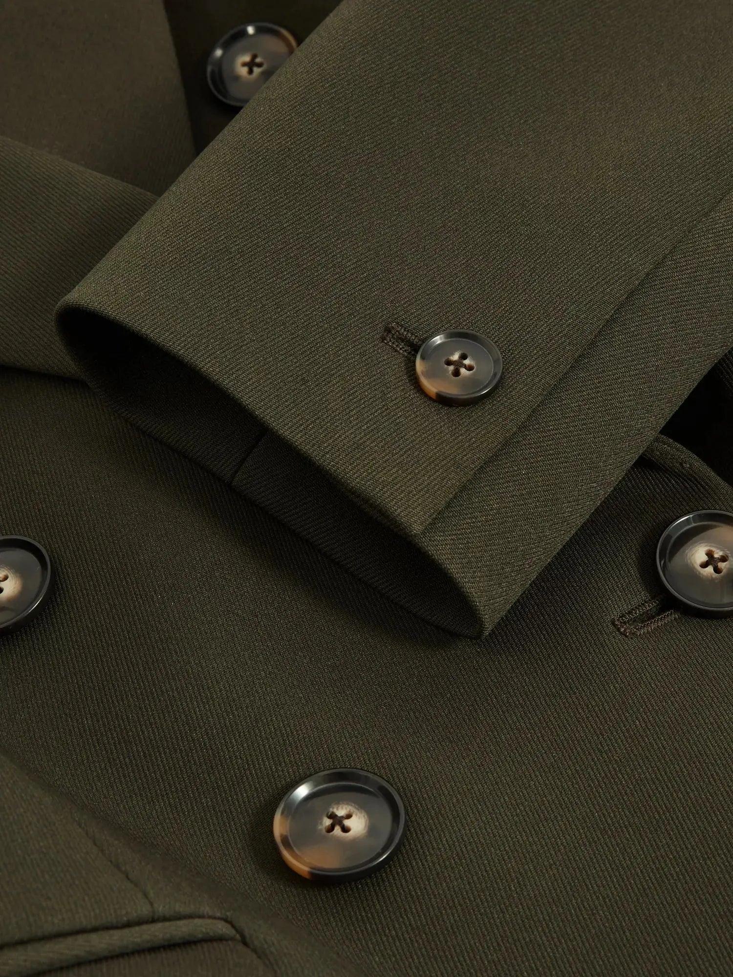 Women's Priya Double-Breasted Polyester-Blend Blazer Reiss