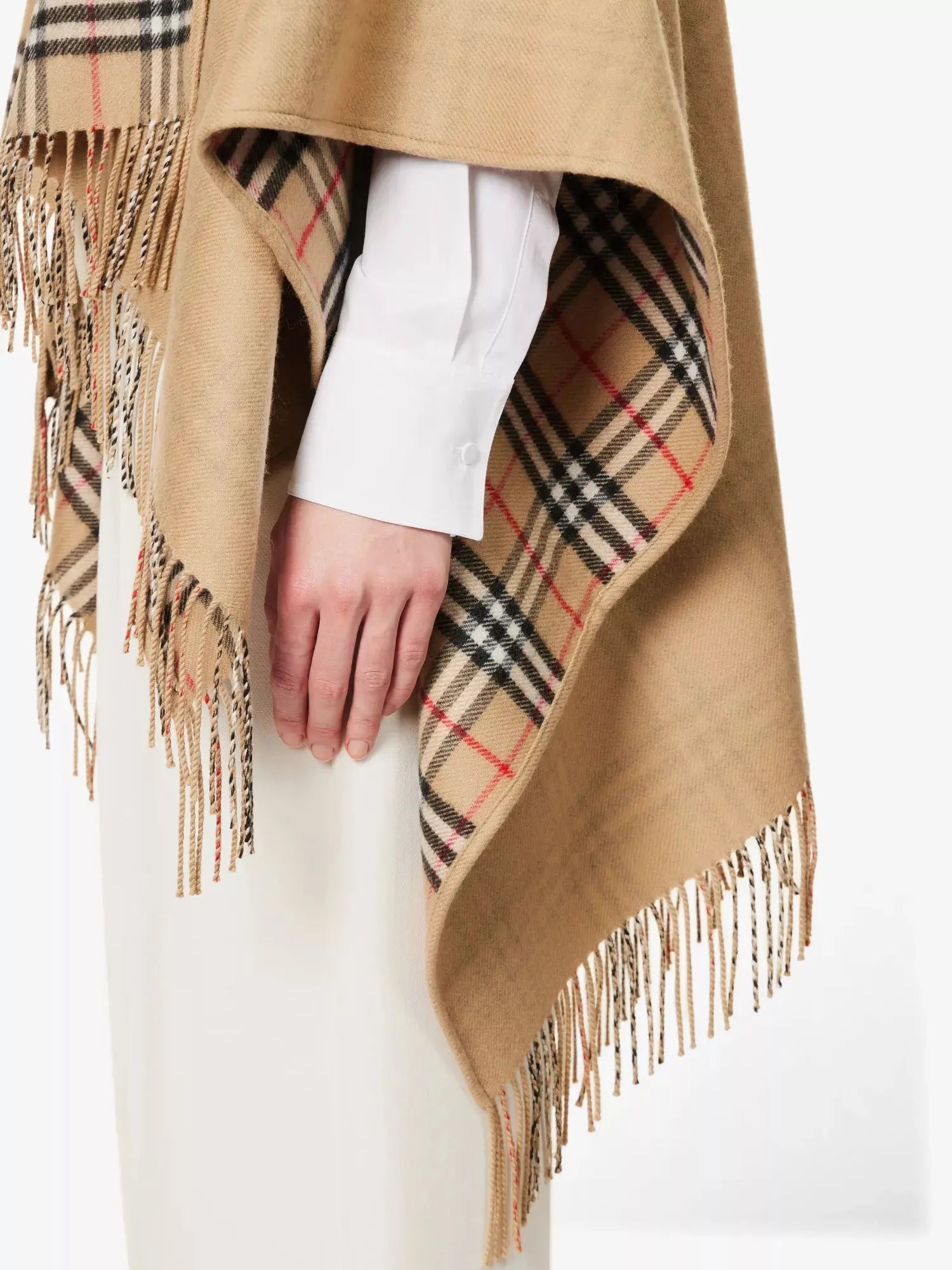 Women's Vintage Check wool cape Burberry