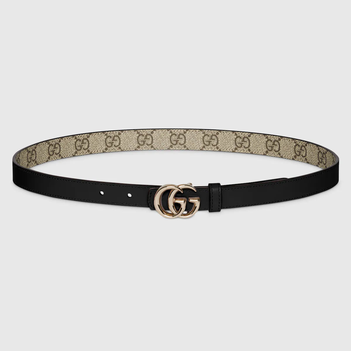 Women's Reversible GG Marmont thin belt 2cm width Gucci