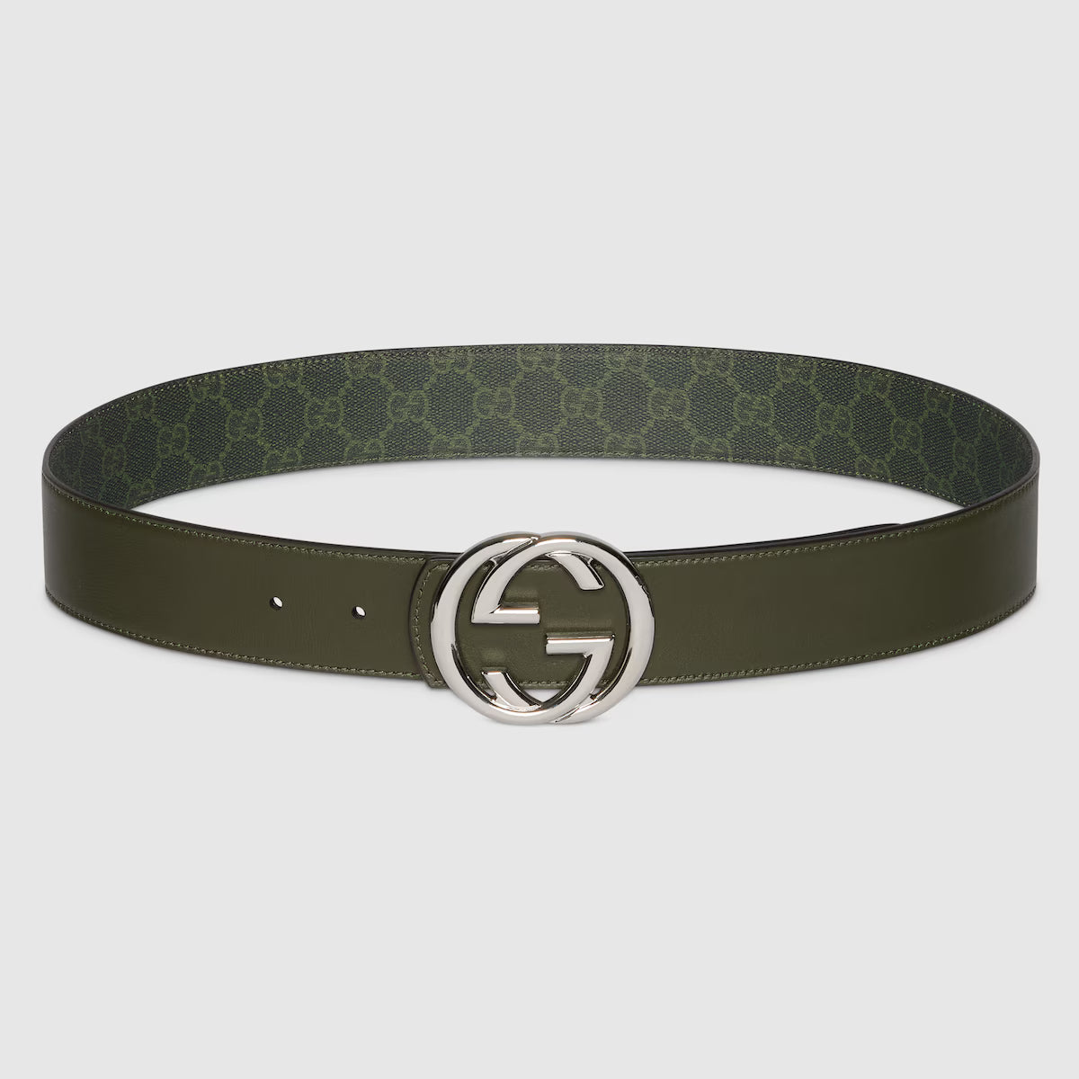 Men's Reversible GG Monogram belt 4cm width Gucci
